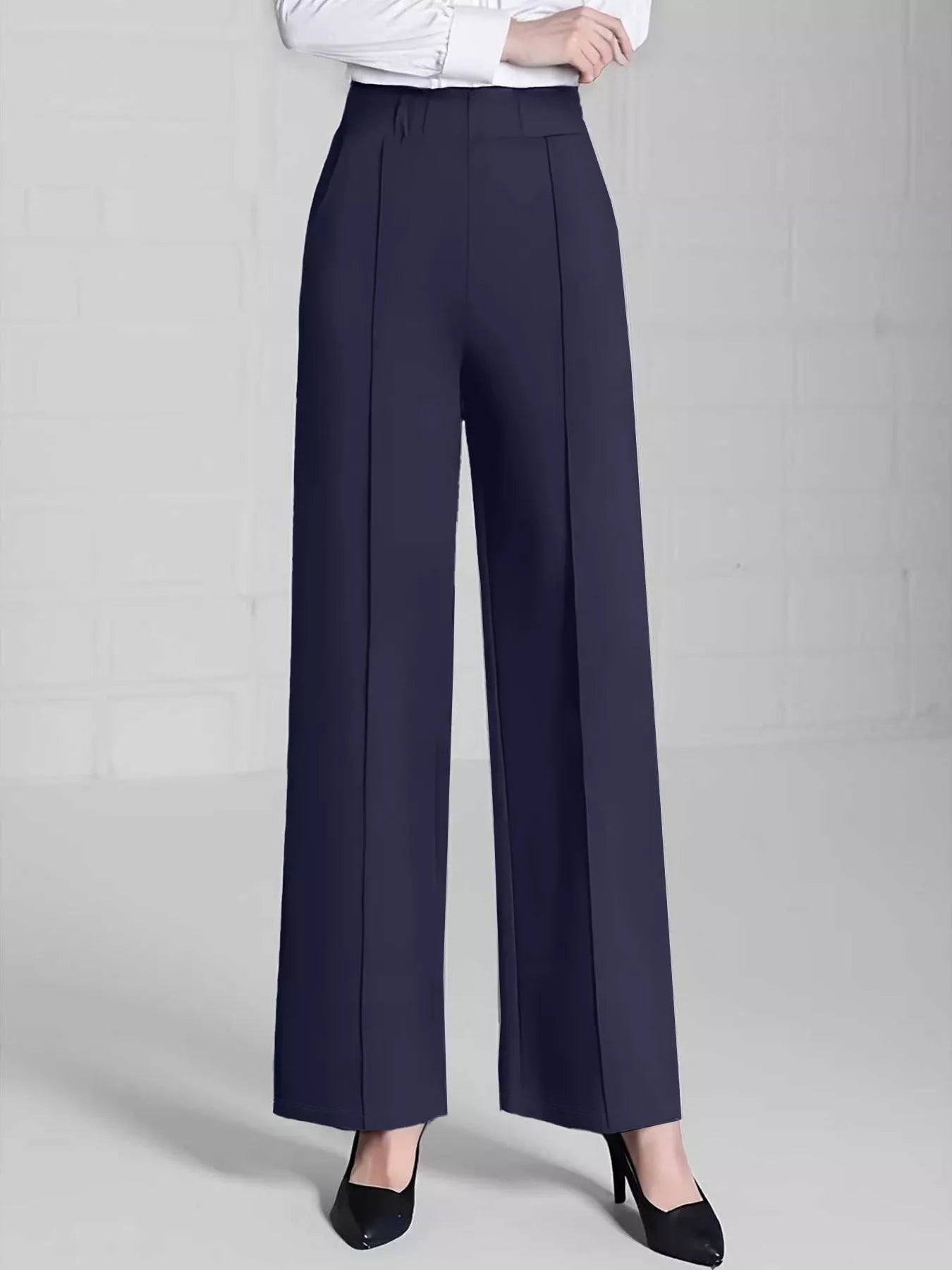 High Waist Wide Leg Pants