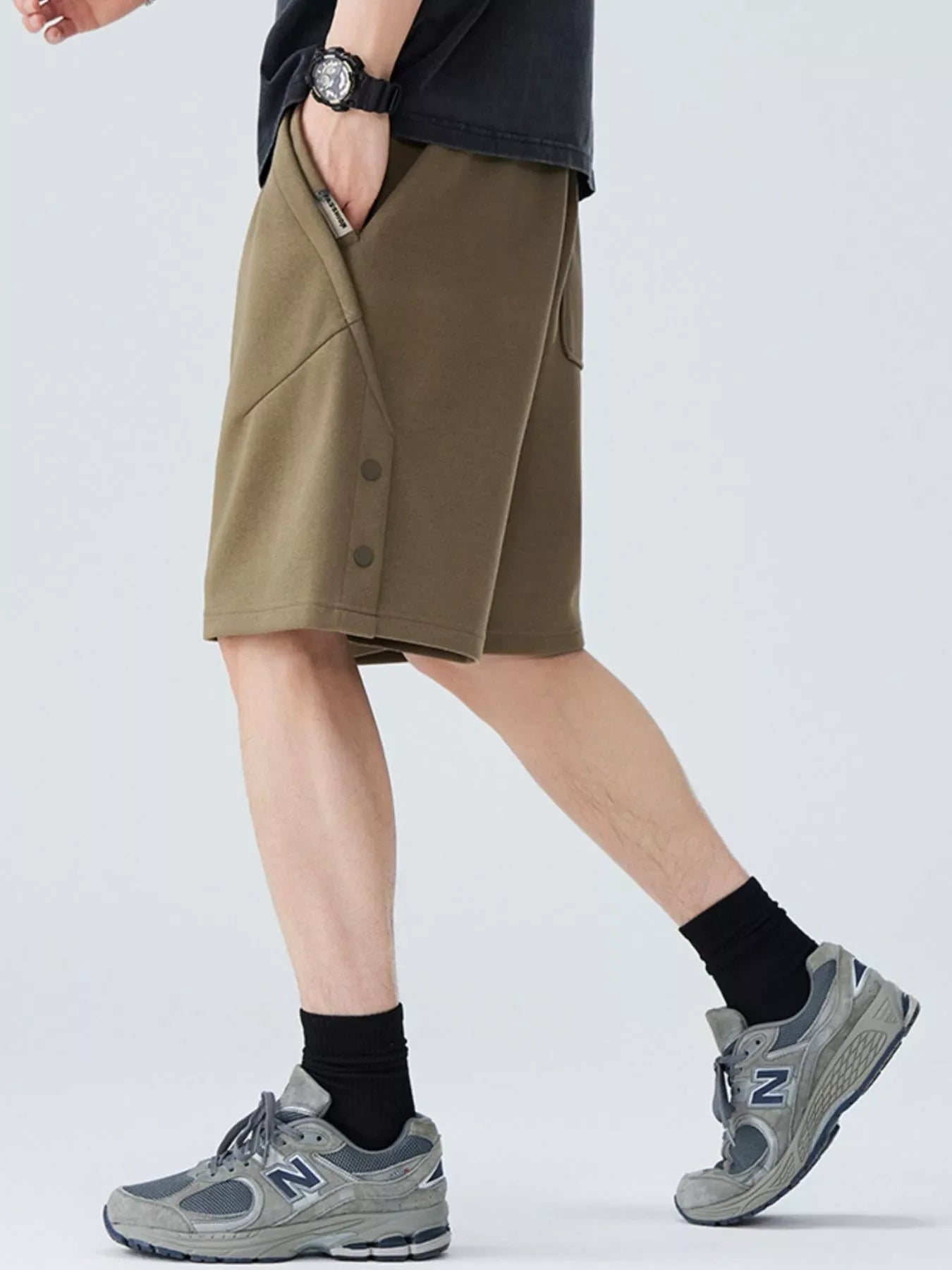 Men's Plus Size Drawstring Loose Fit Shorts