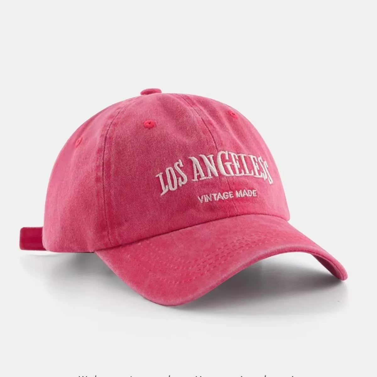 Vintage Washed Los Angeles Embroidered Baseball Cap
