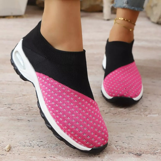Color Block Mesh Athletic