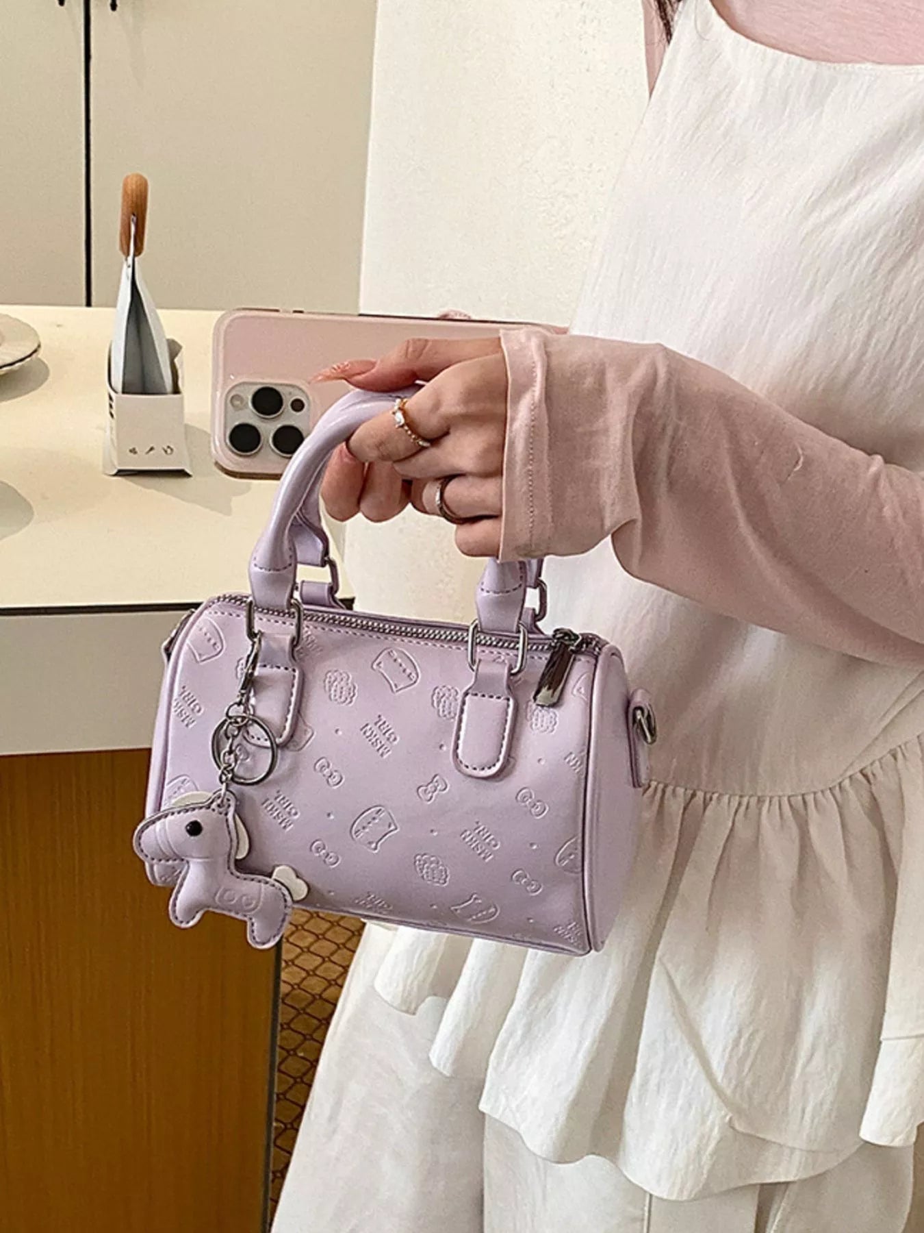 Top Handle Crossbody Bag