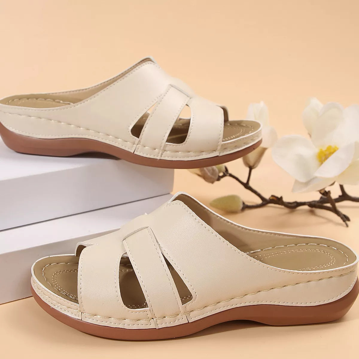 Open Toe Wedge Sandals