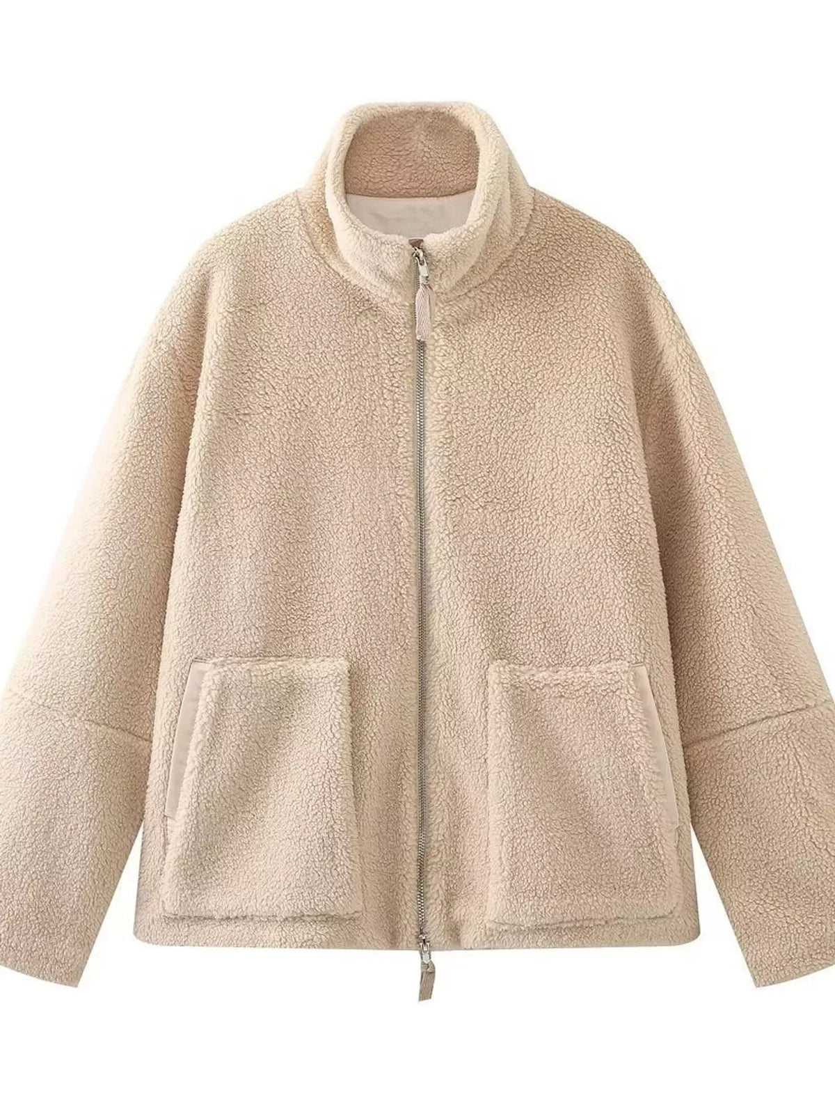 Sherpa Zip-Up Outerwear