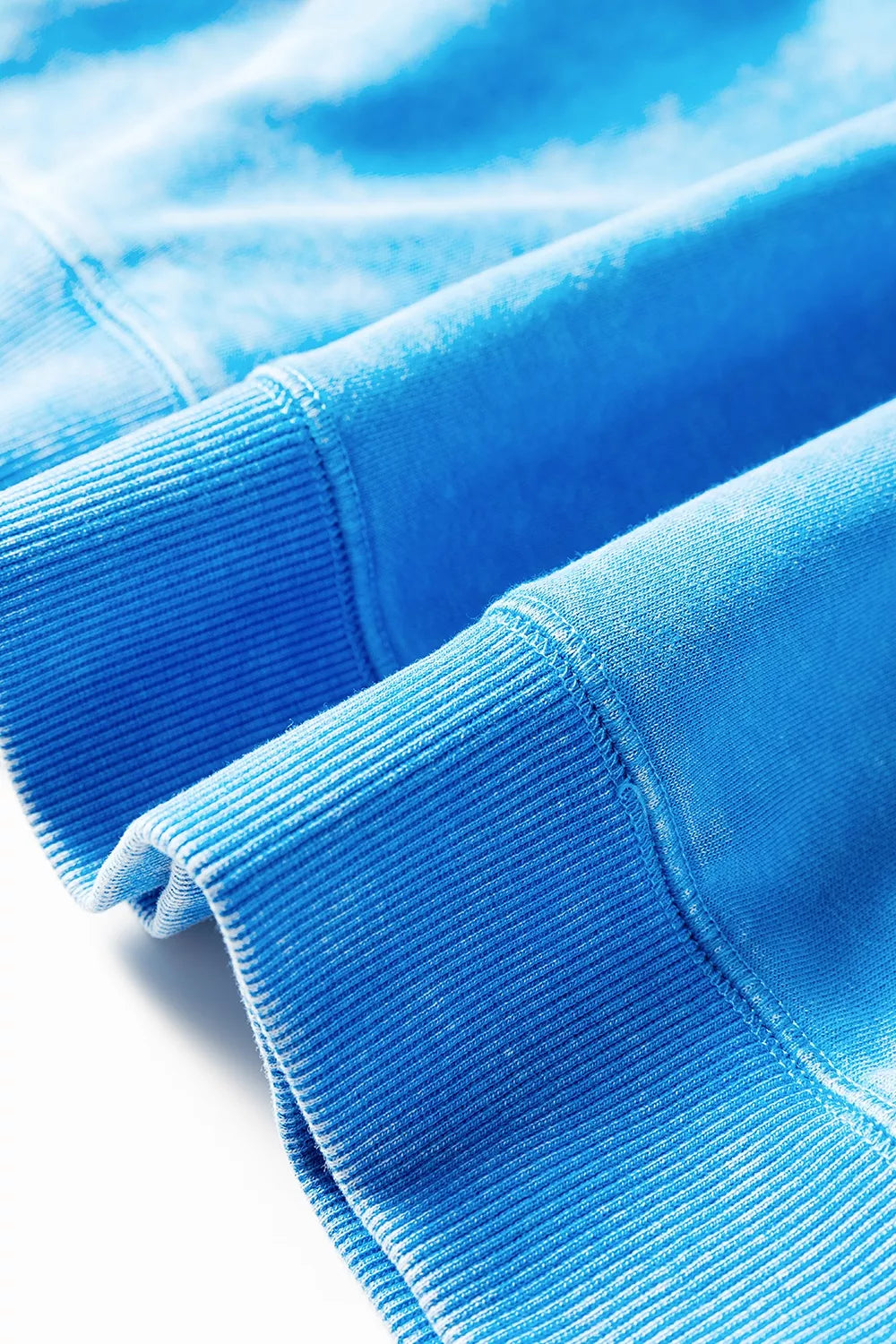Mineral Wash Oversized Sweatshirt with Chest Pocket