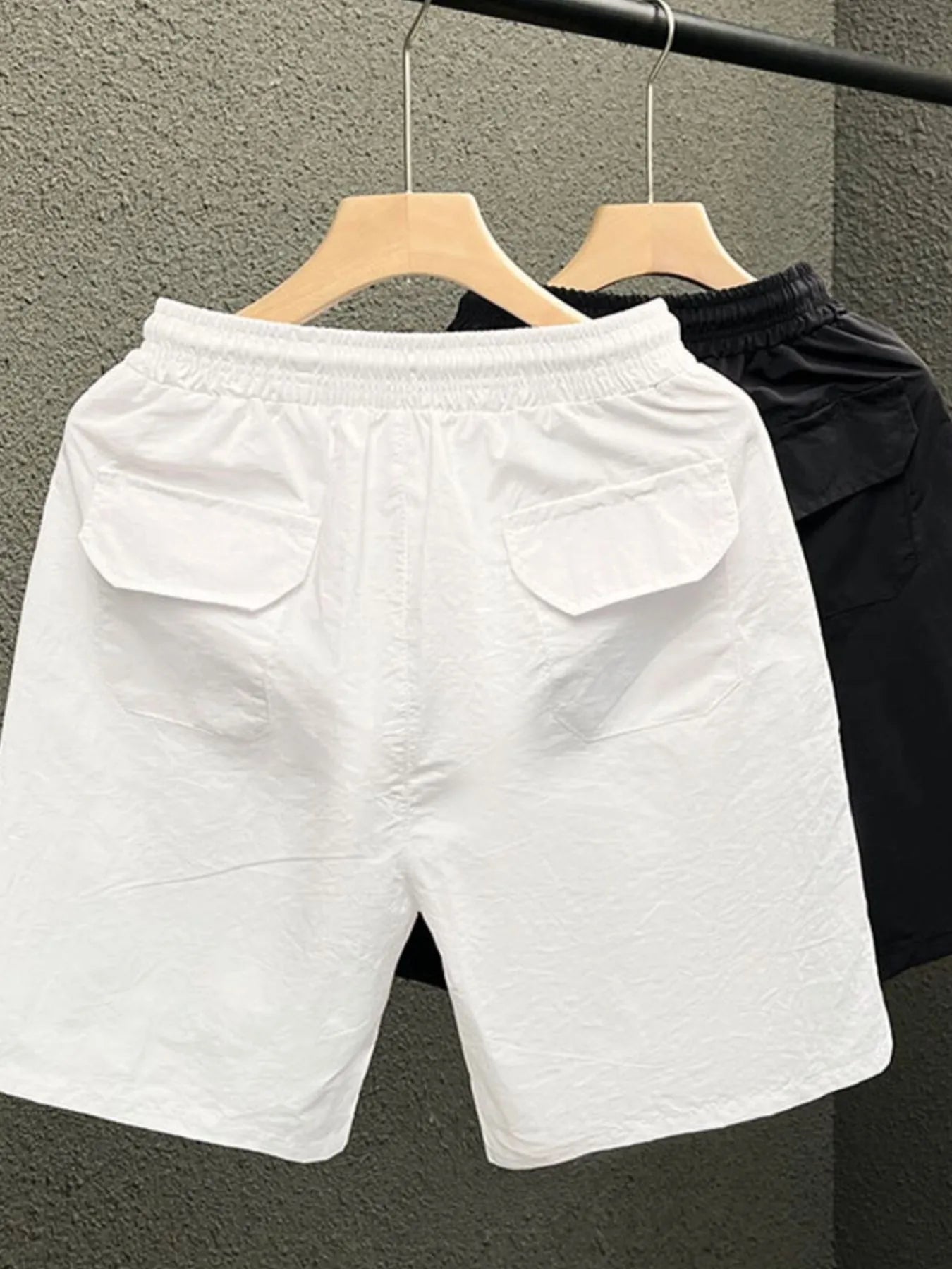 Men's Plus Size Drawstring Shorts