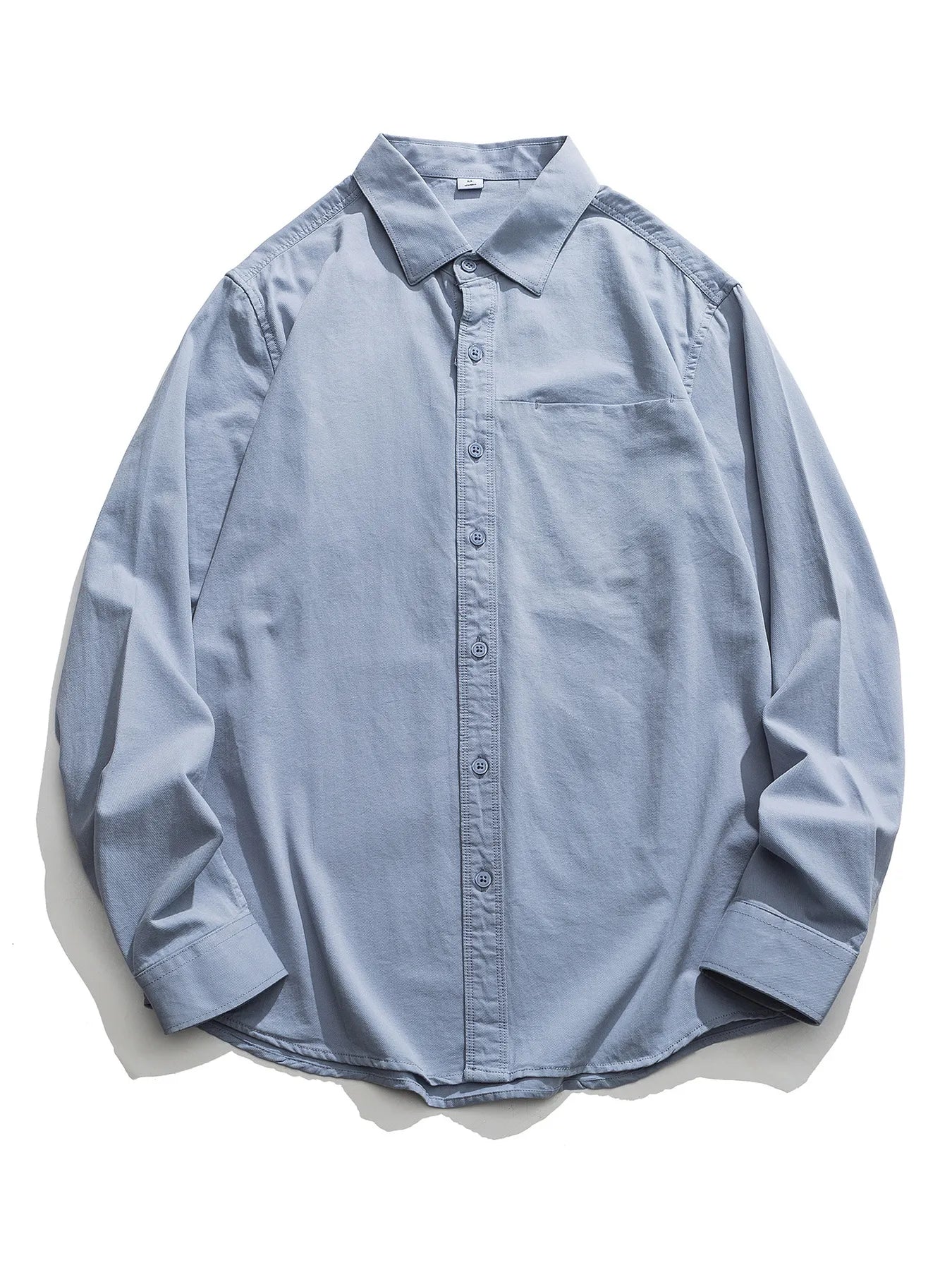 Men's Plus Size Casual Long Sleeve Shirt