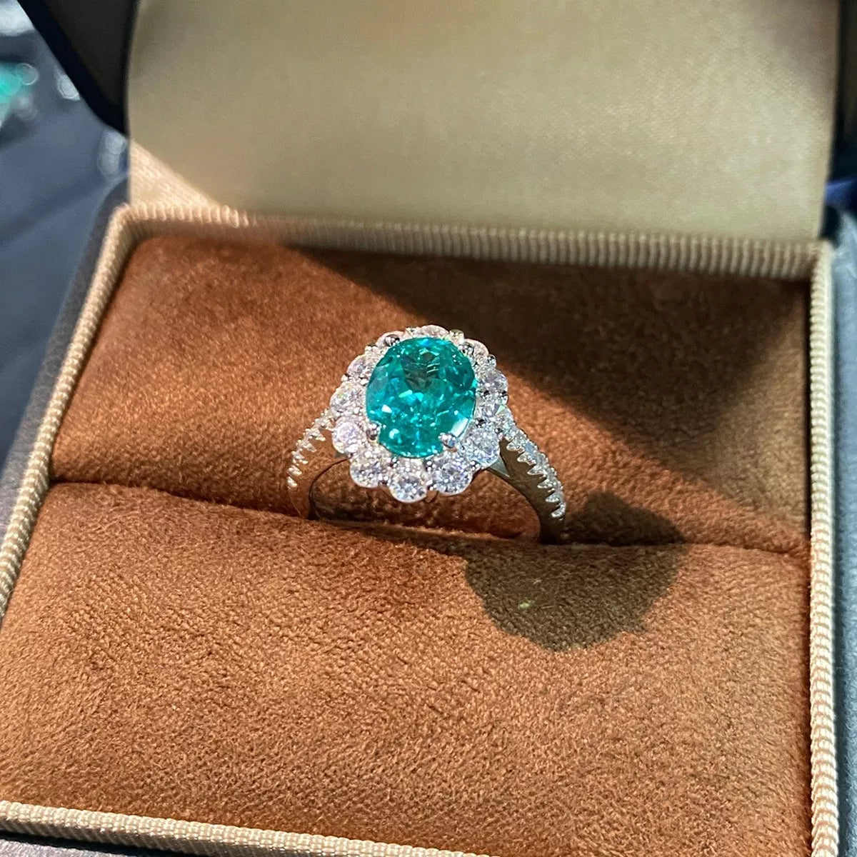 925 Sterling Silver Emerald Ring