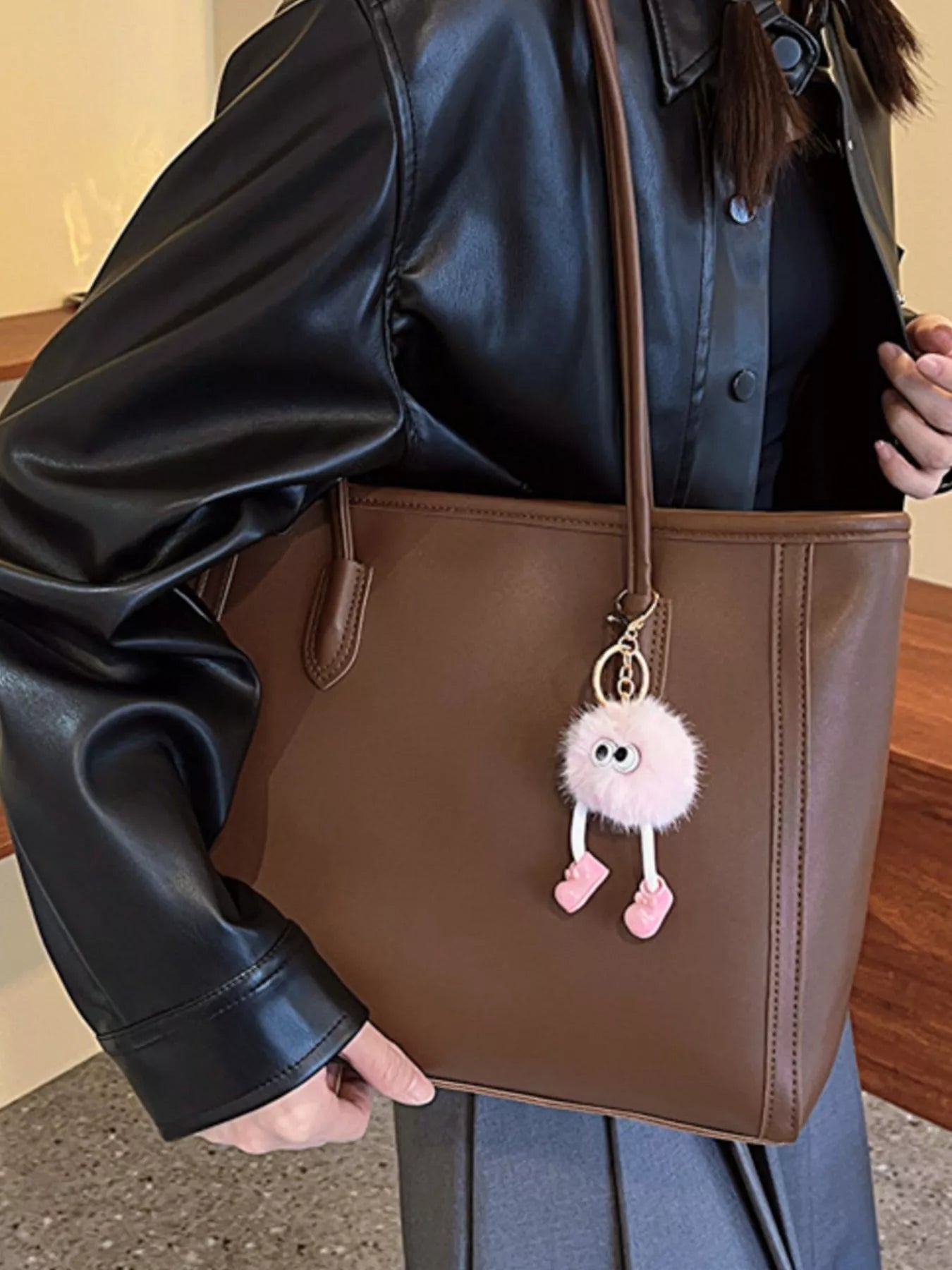 PU Leather Tote Bag