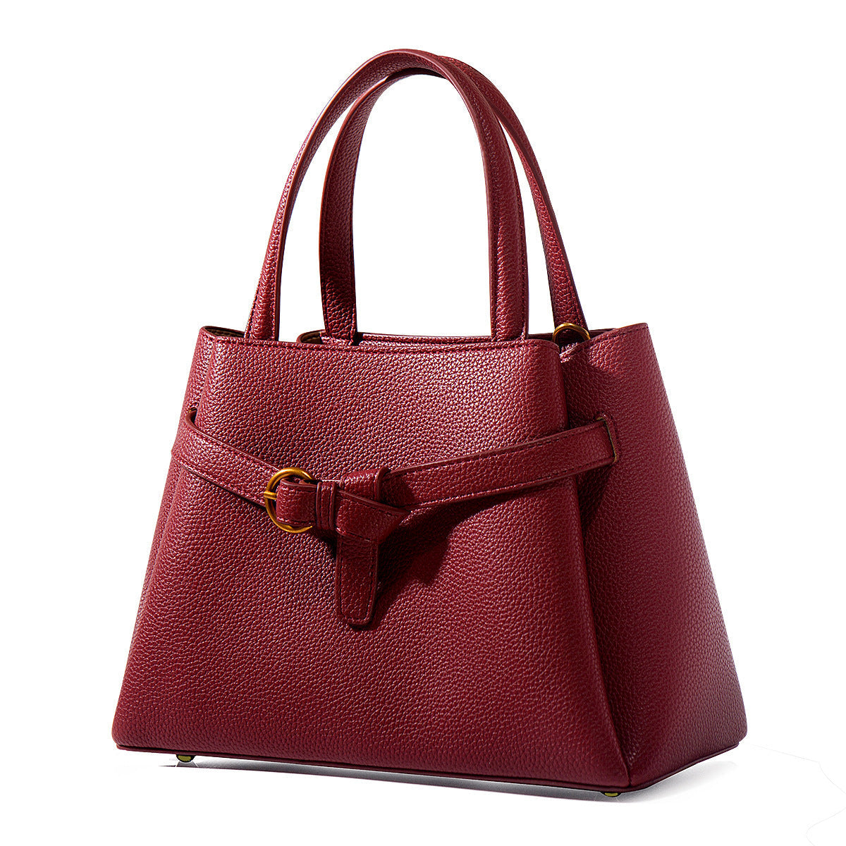 Leather Top Handle Handbag