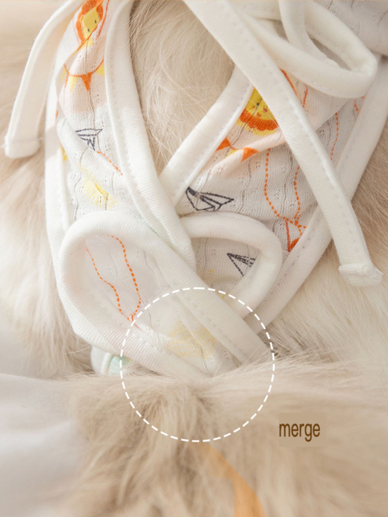 Adjustable Tie Pet Recovery Suit