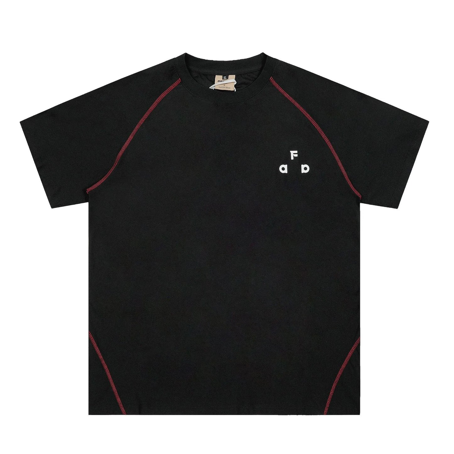 Men's Contrast Stitching Short Sleeve T-Shirt