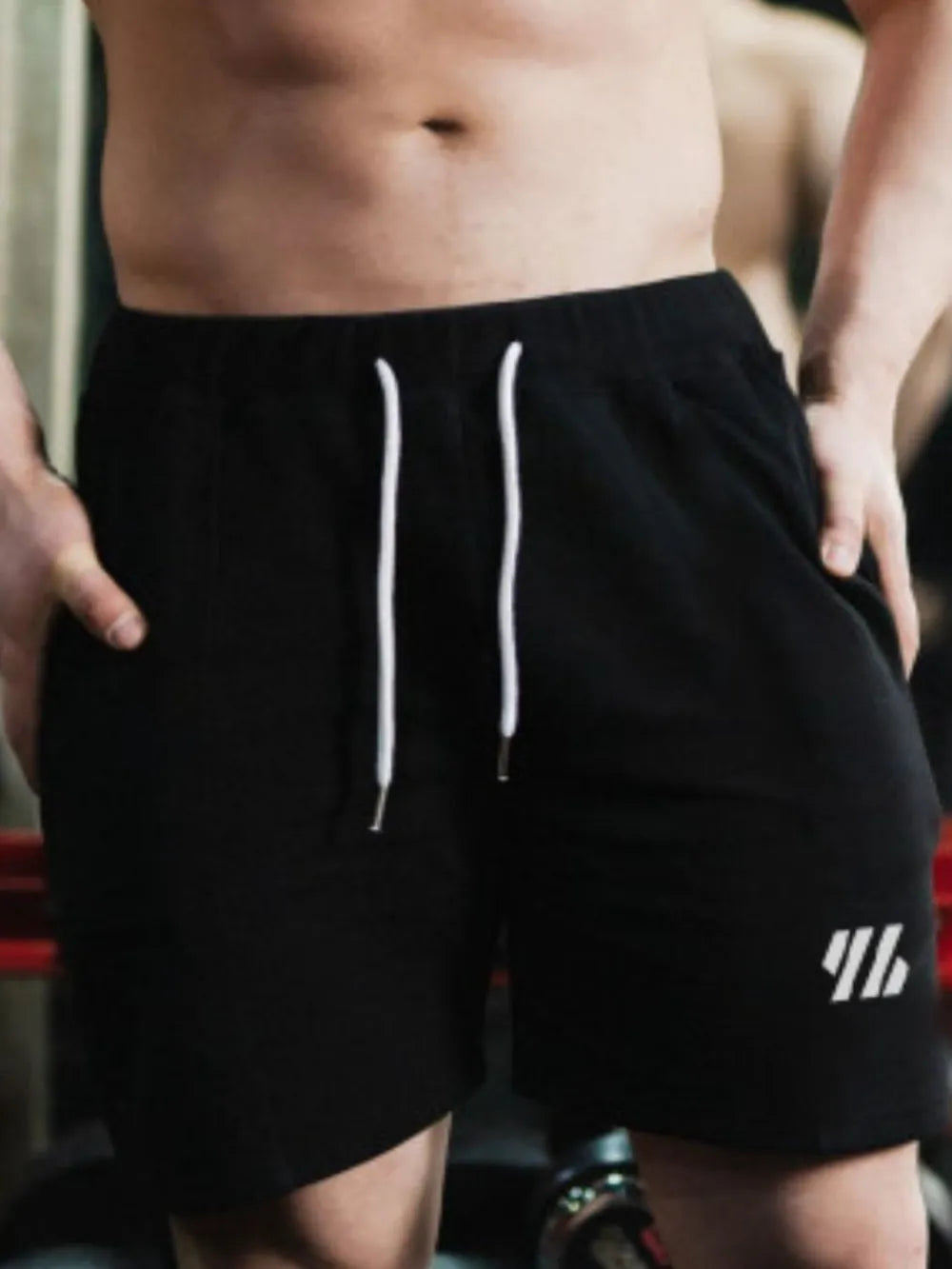 Men's Plus Size Drawstring Shorts