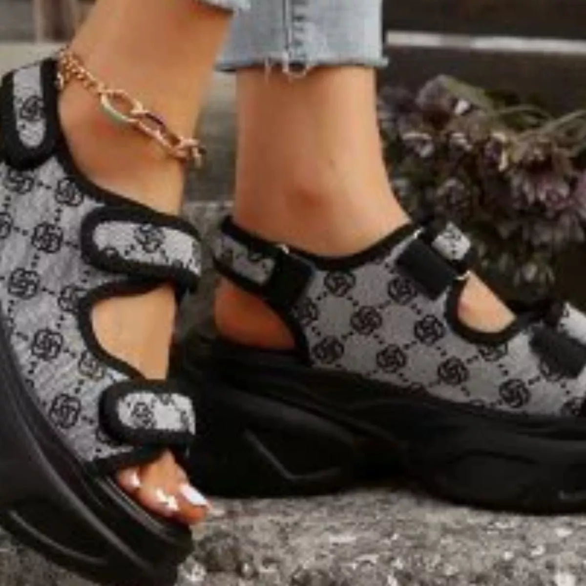 Open Toe Platform Sandals