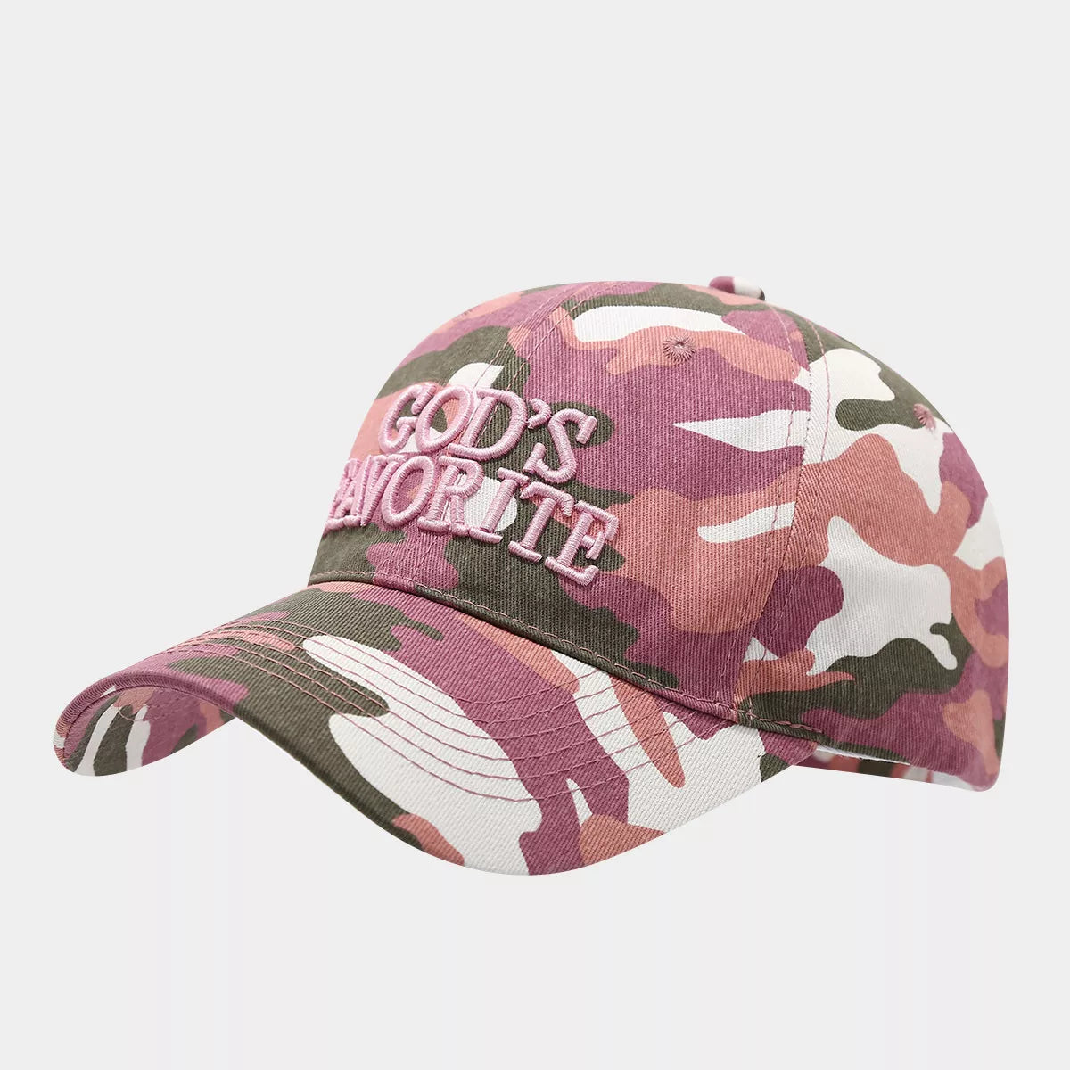 Camouflage Embroidered Baseball Cap
