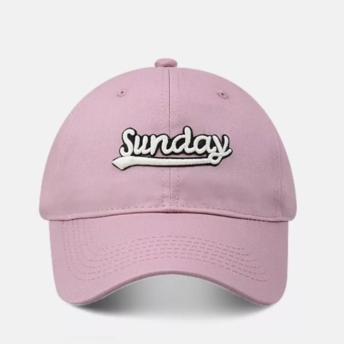 Casual "Sunday" Embroidered Baseball Cap