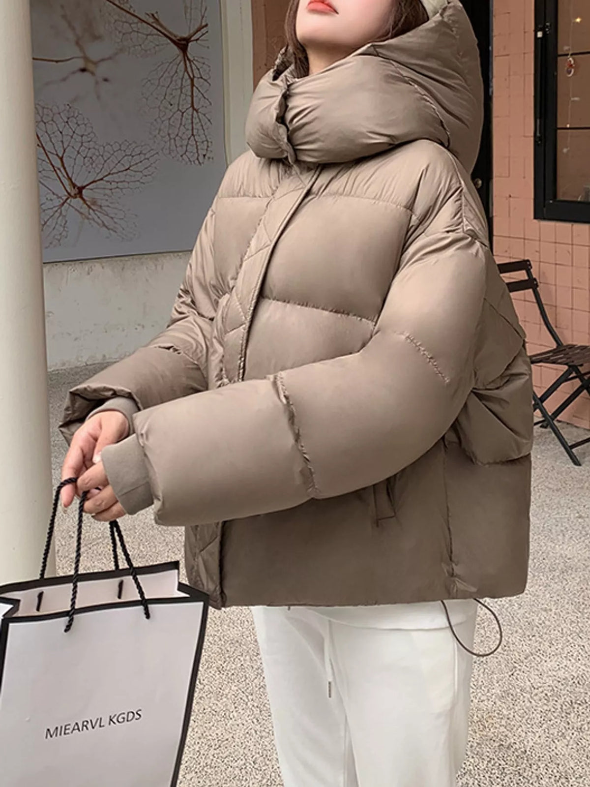 Quilted Hooded Puffer Jacket