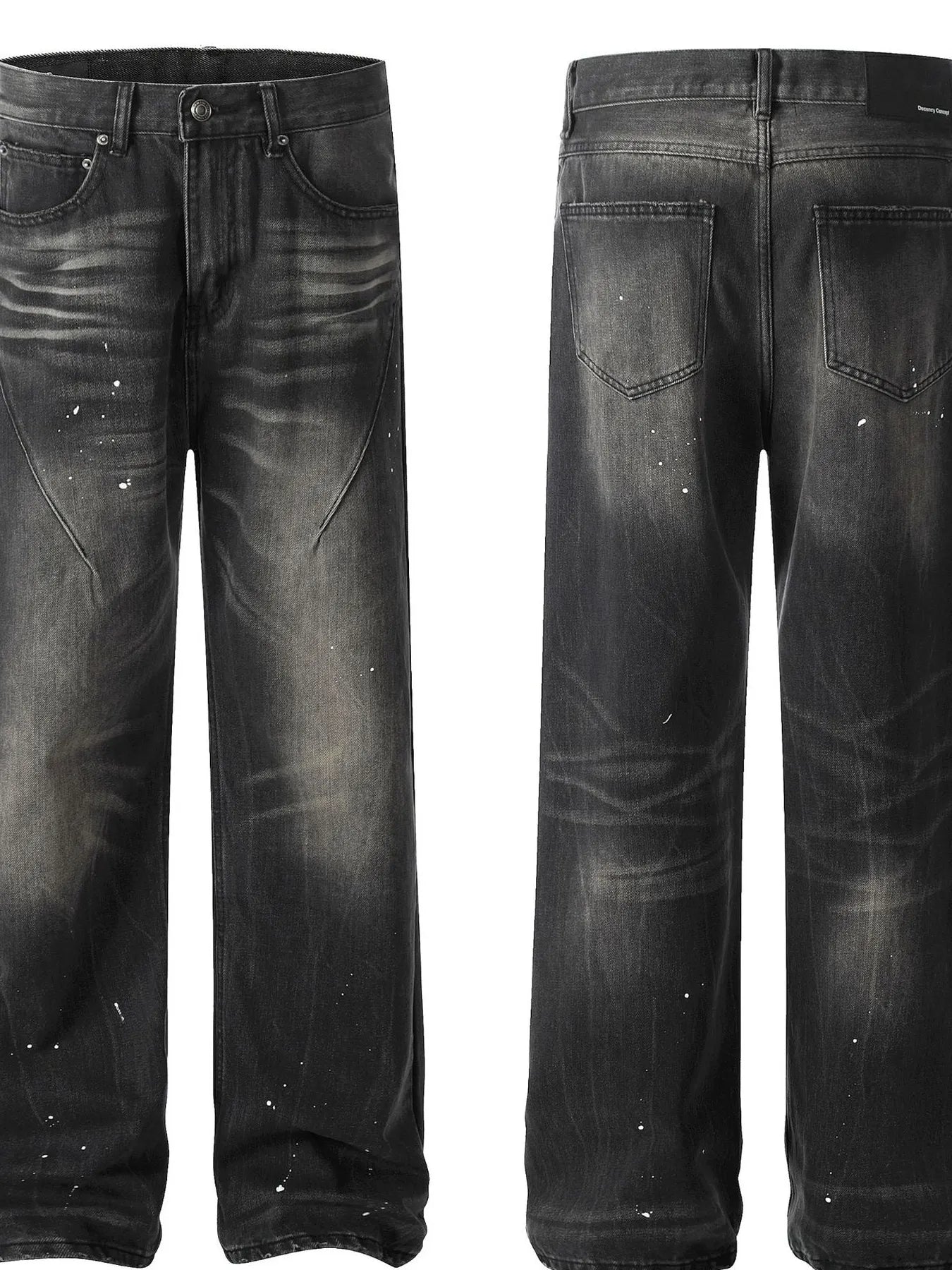 Men's Vintage Washed Relaxed Fit Jeans