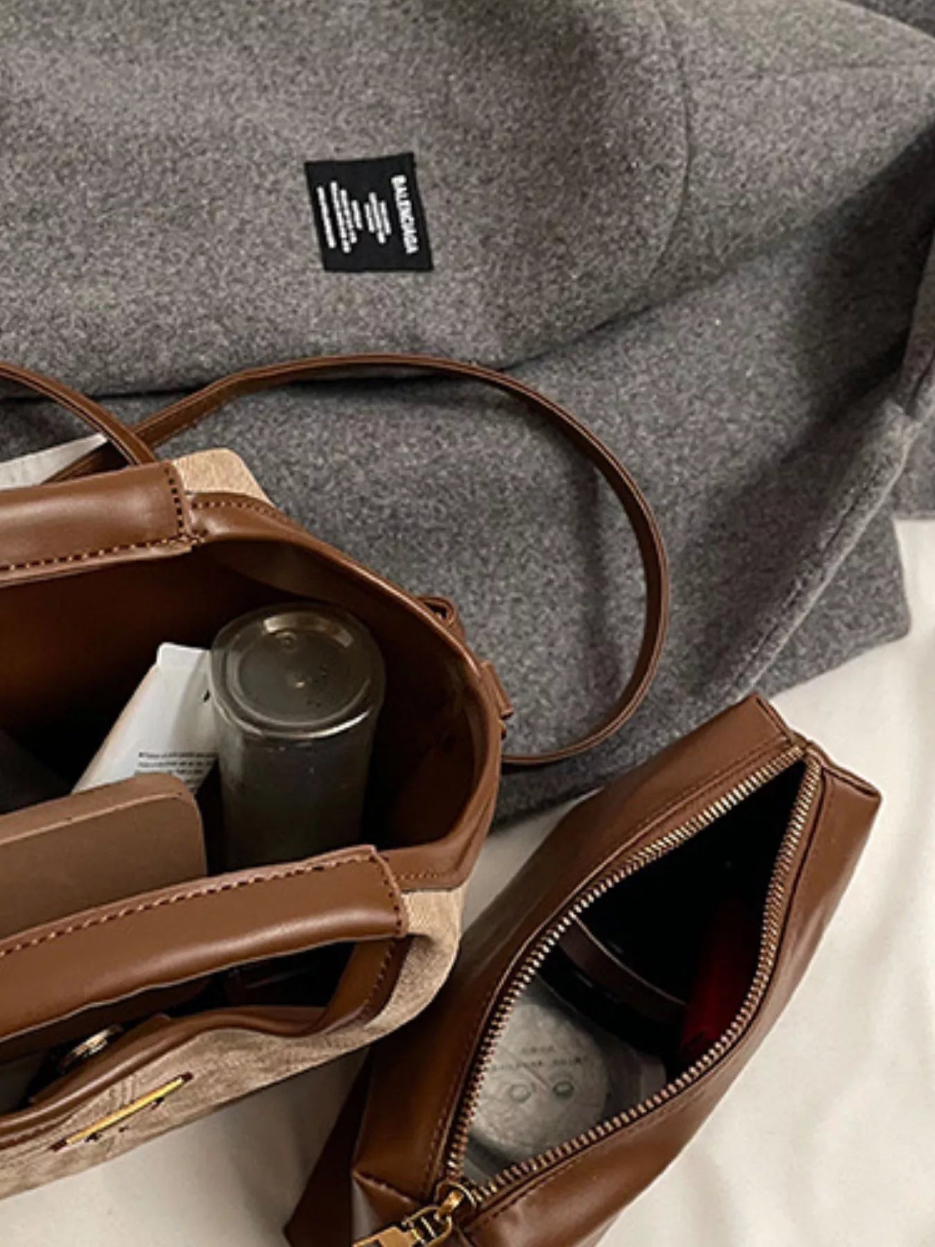 Vintage Leather Crossbody Bag