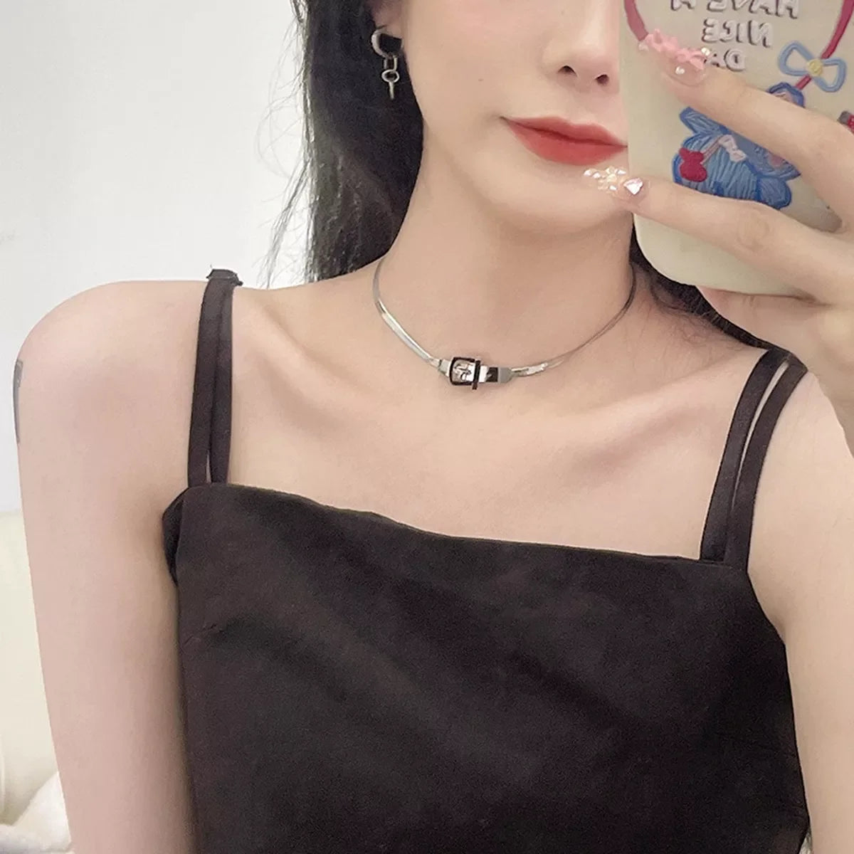 Chic Buckle Choker Necklace