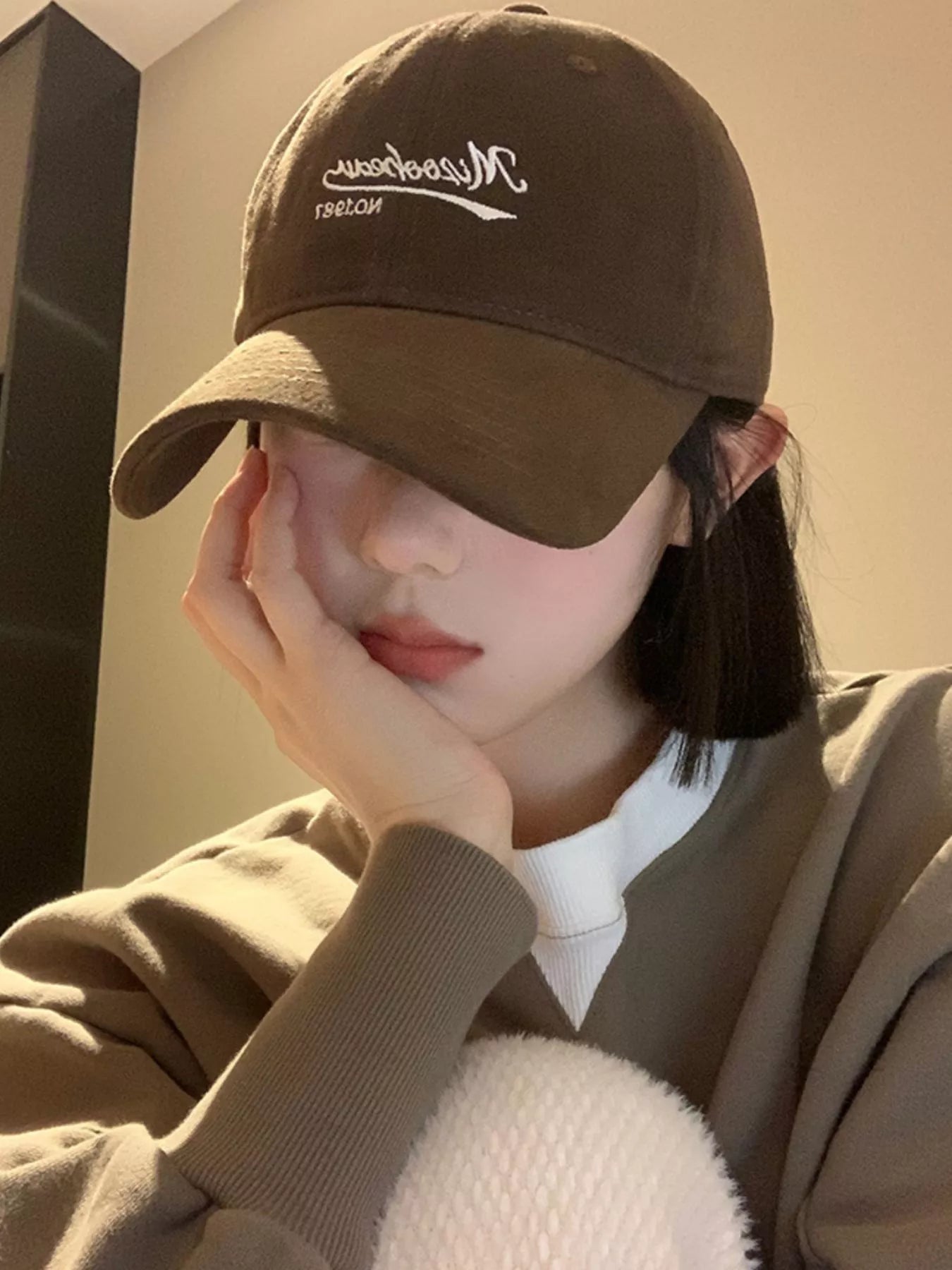 Embroidered Letter Baseball Cap