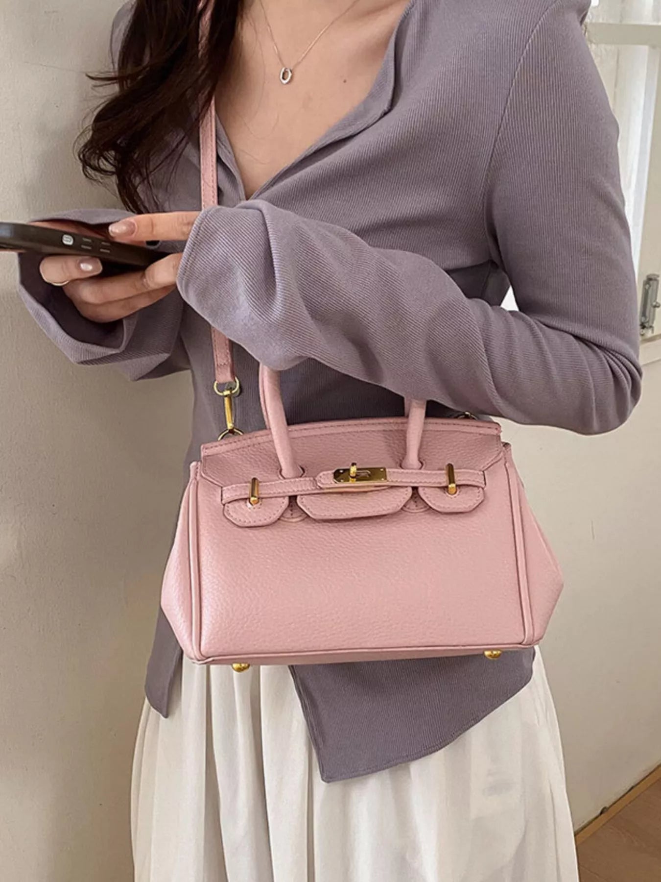 PU Leather Crossbody Bag