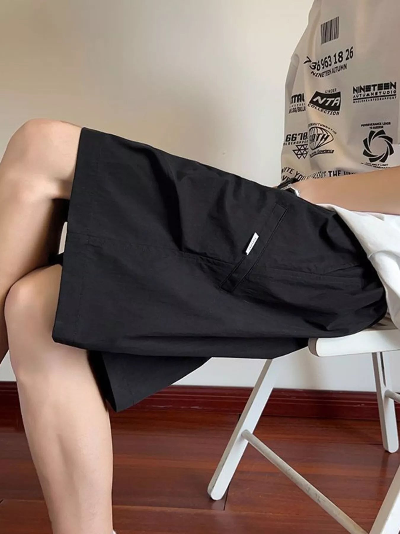 Men's Plus Size Casual Loose-Fit Drawstring Shorts