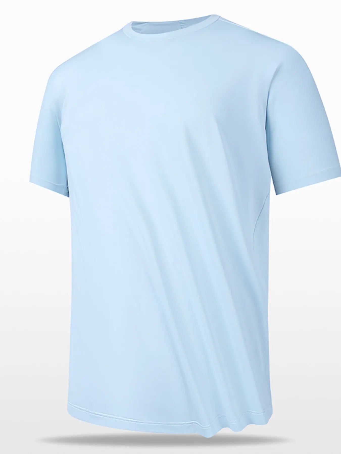 Men's Plus Size Round Neck Short Sleeve T-Shirt