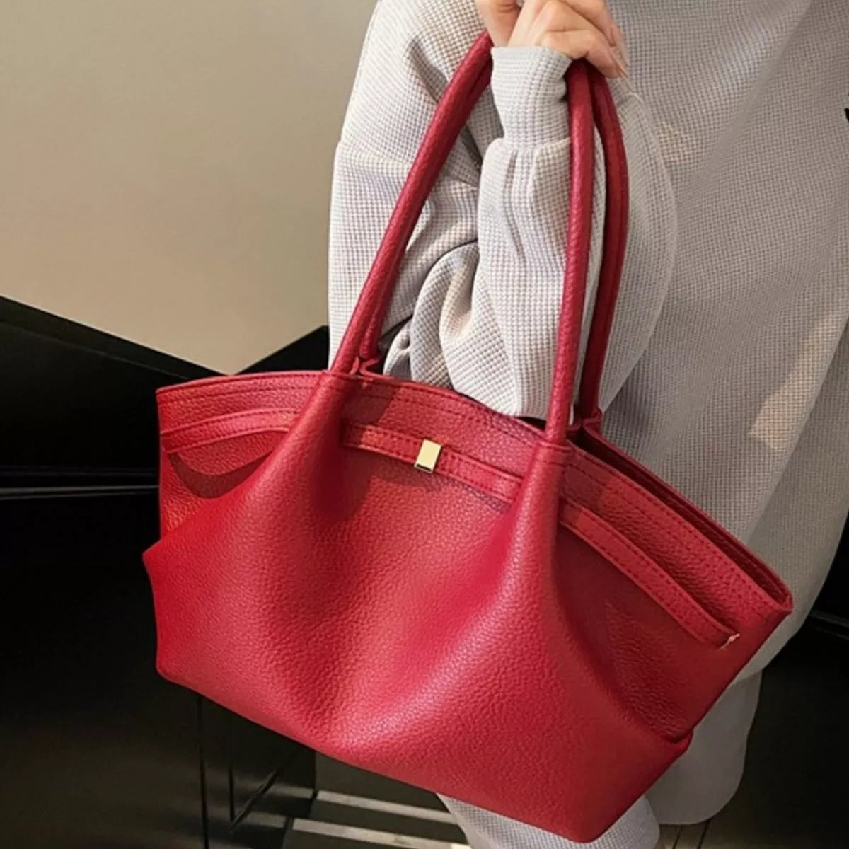 PU Leather Shoulder Bag