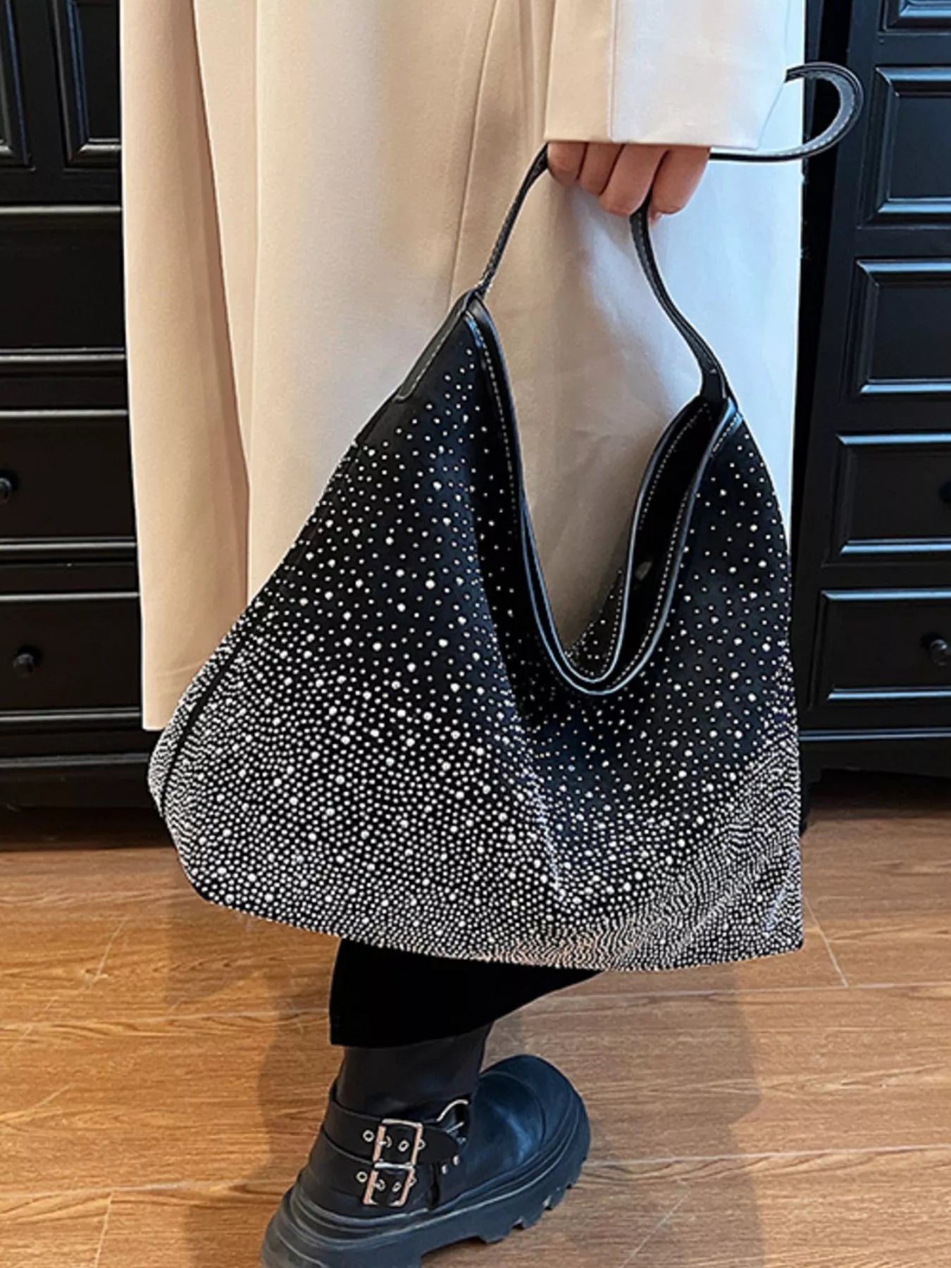 Rhinestone Tote Bag