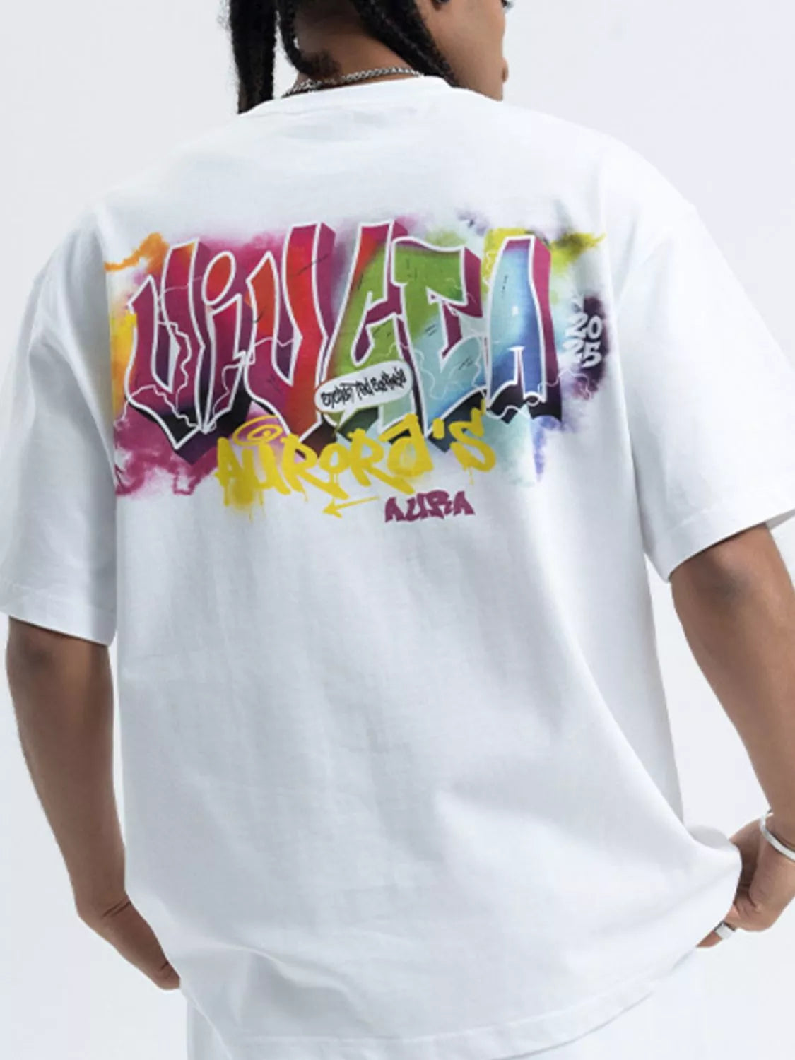 Men's Graphic Round Neck Short Sleeve T-Shirt