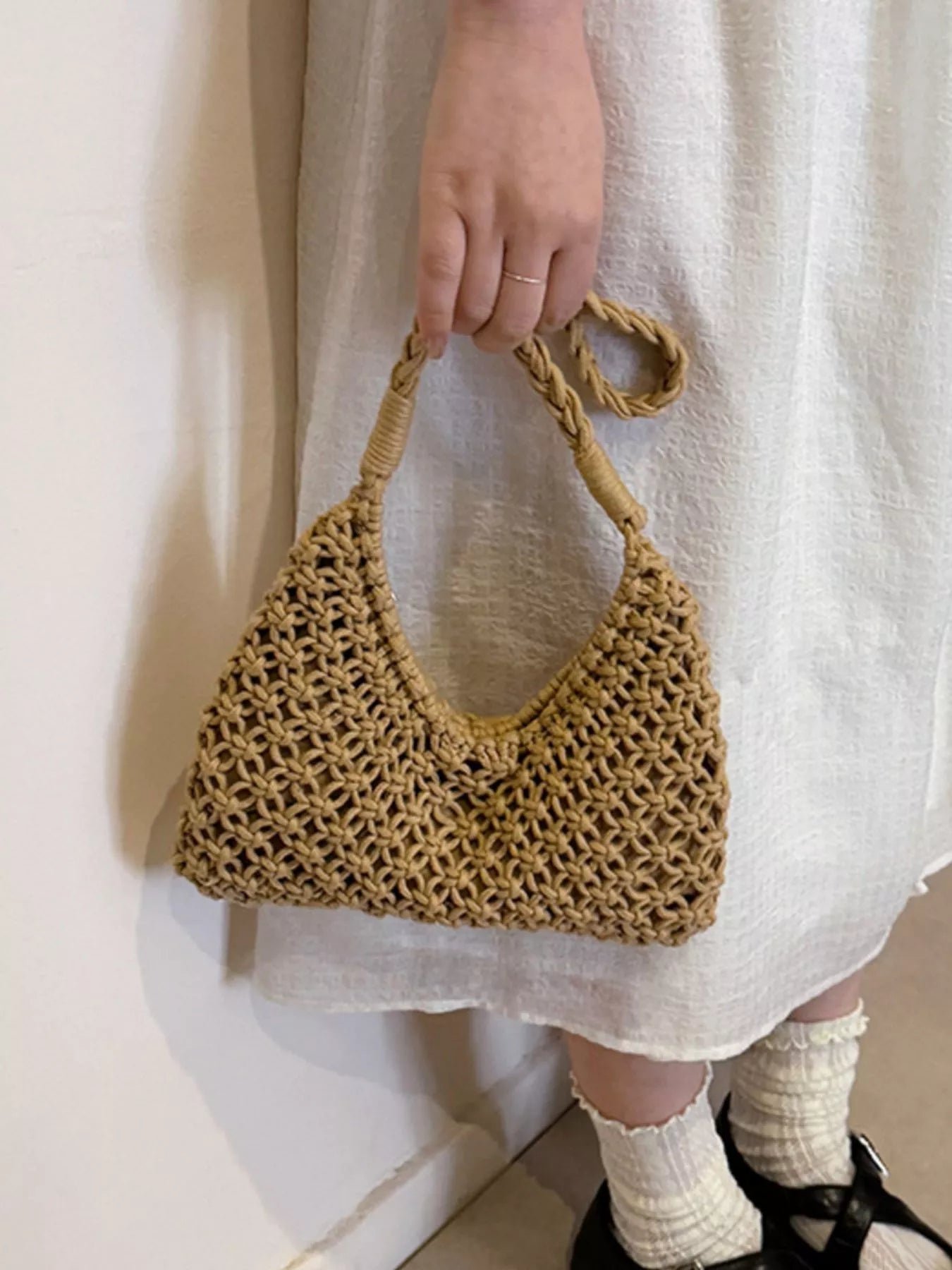 Woven Shoulder Bag