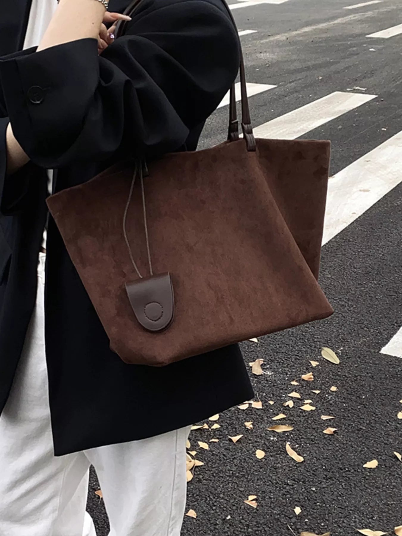 Classic Suede Tote Bag