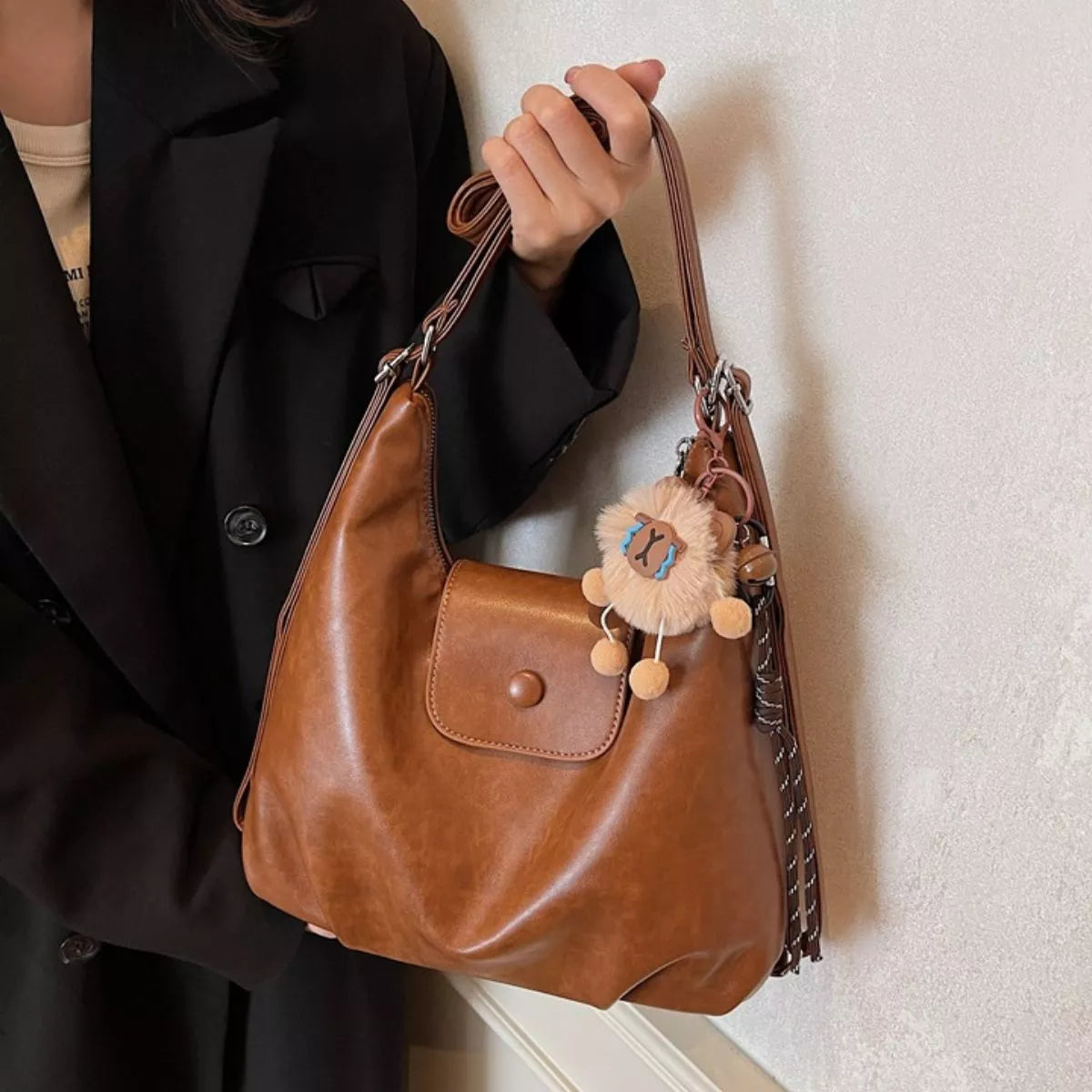 PU Leather Shoulder Bag