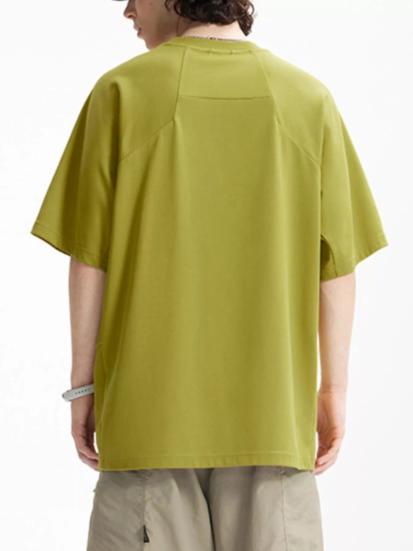 Men's Letter Round Neck Half Sleeve T-Shirt