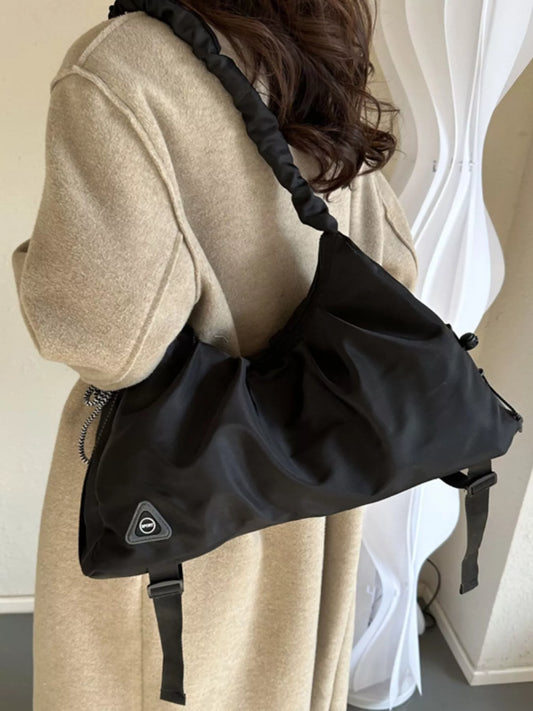 Casual Ruched Shoulder Crossbody Bag
