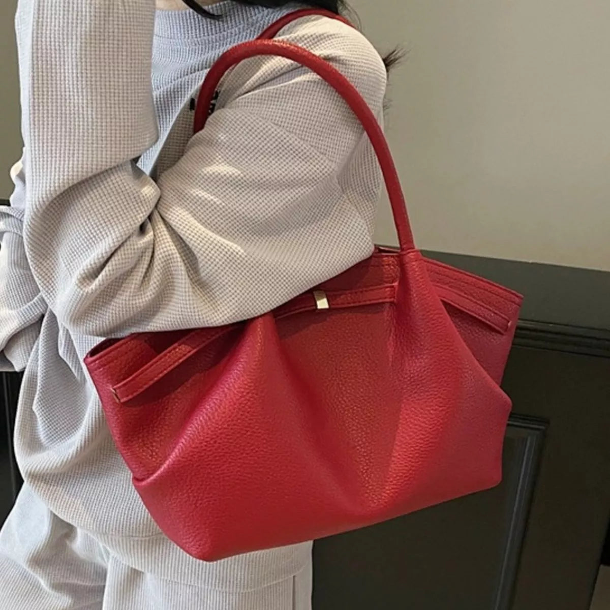 PU Leather Shoulder Bag