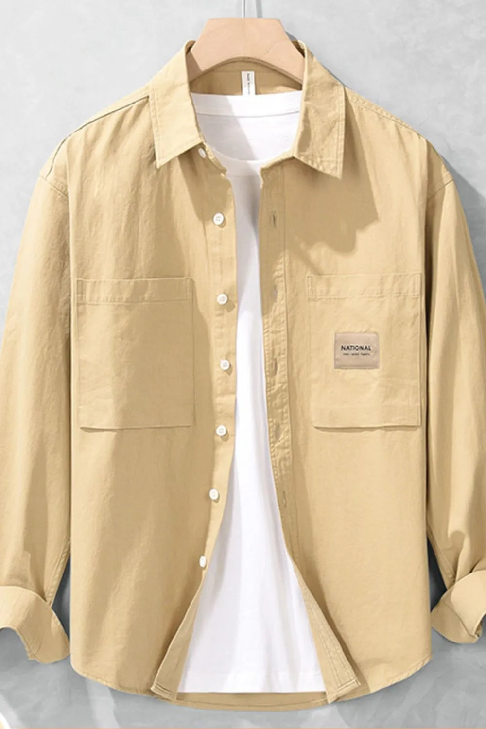 Men's Long Sleeve Button-Up Shirt