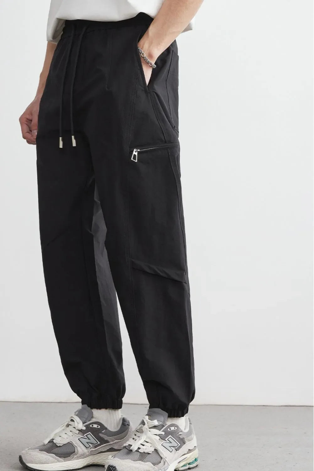 Men's Full Size Drawstring Loose Fit Joggers Plus Size
