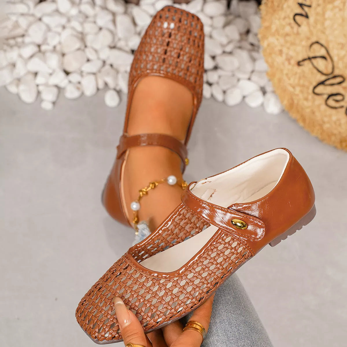 Square Toe Slip-Ons