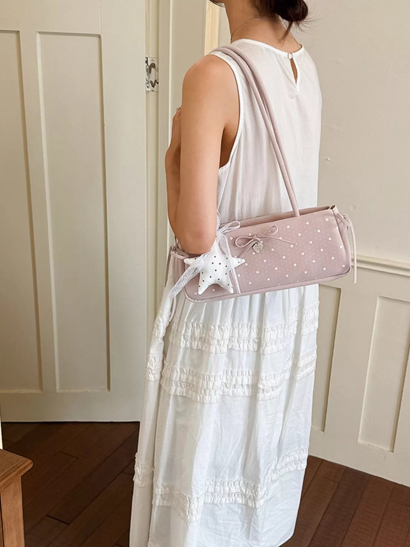 Polka Dot Shoulder Bag