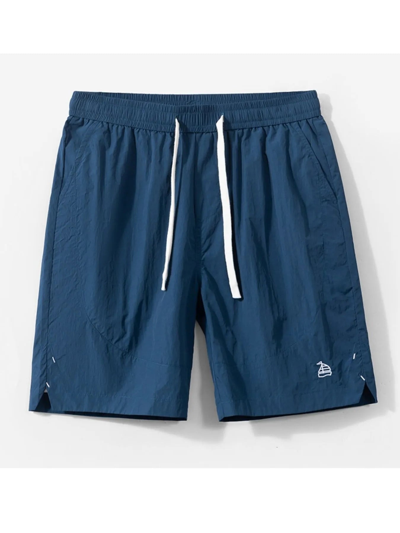 Men's Plus Size Drawstring Pocketed Shorts