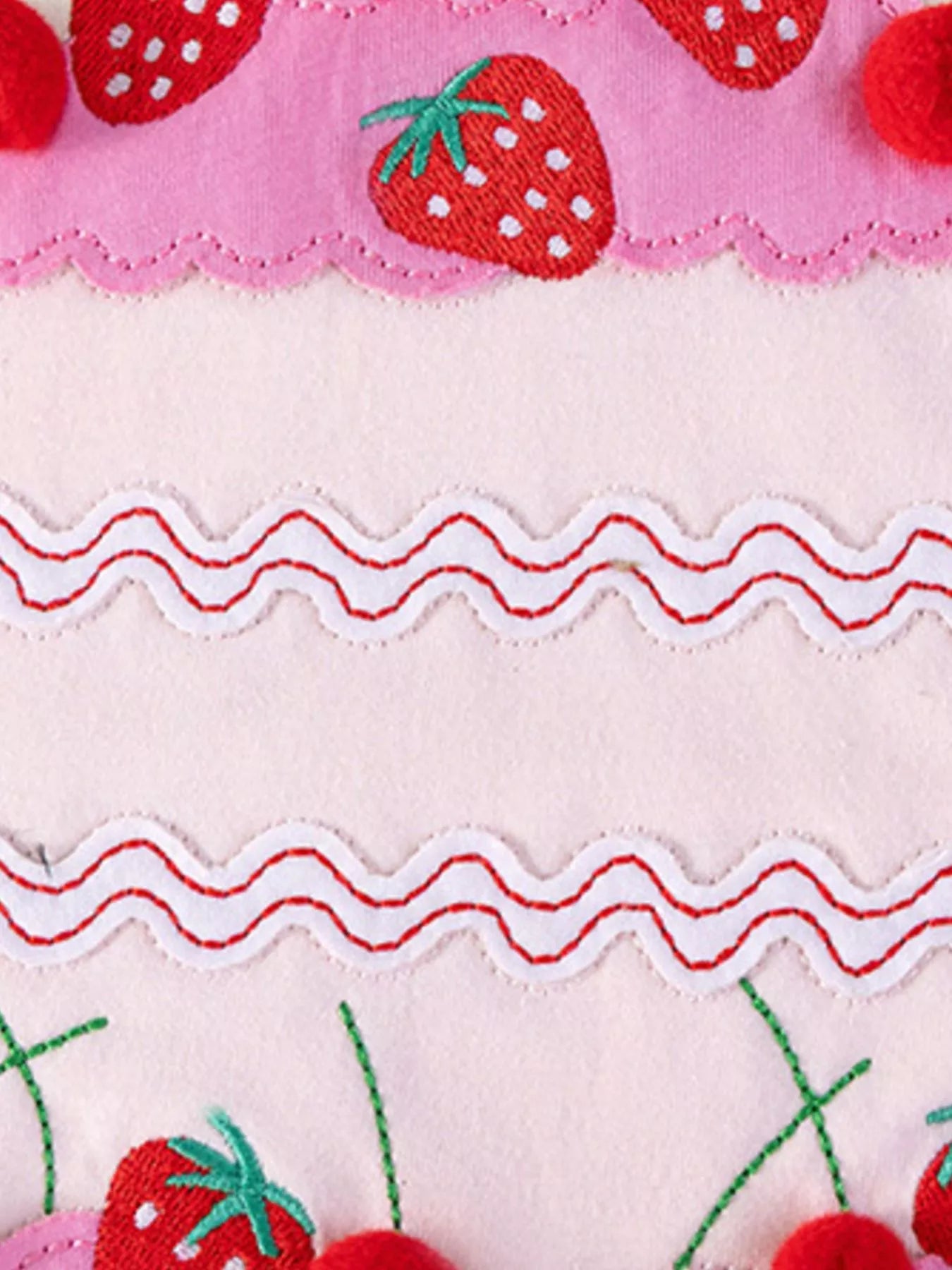 Children's Ruffled Strawberry Top and Pants Set