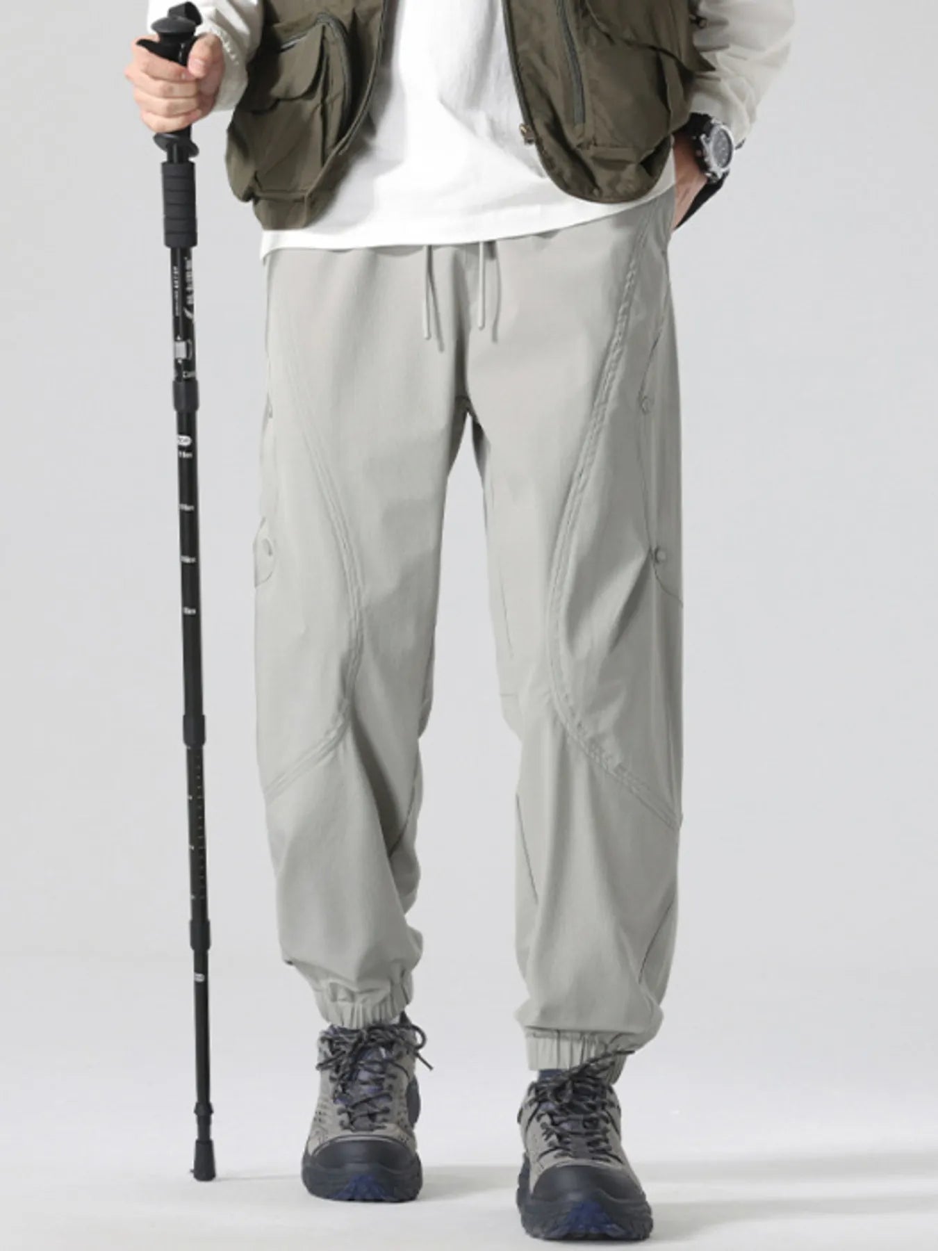Men's Plus Size Casual Drawstring Joggers