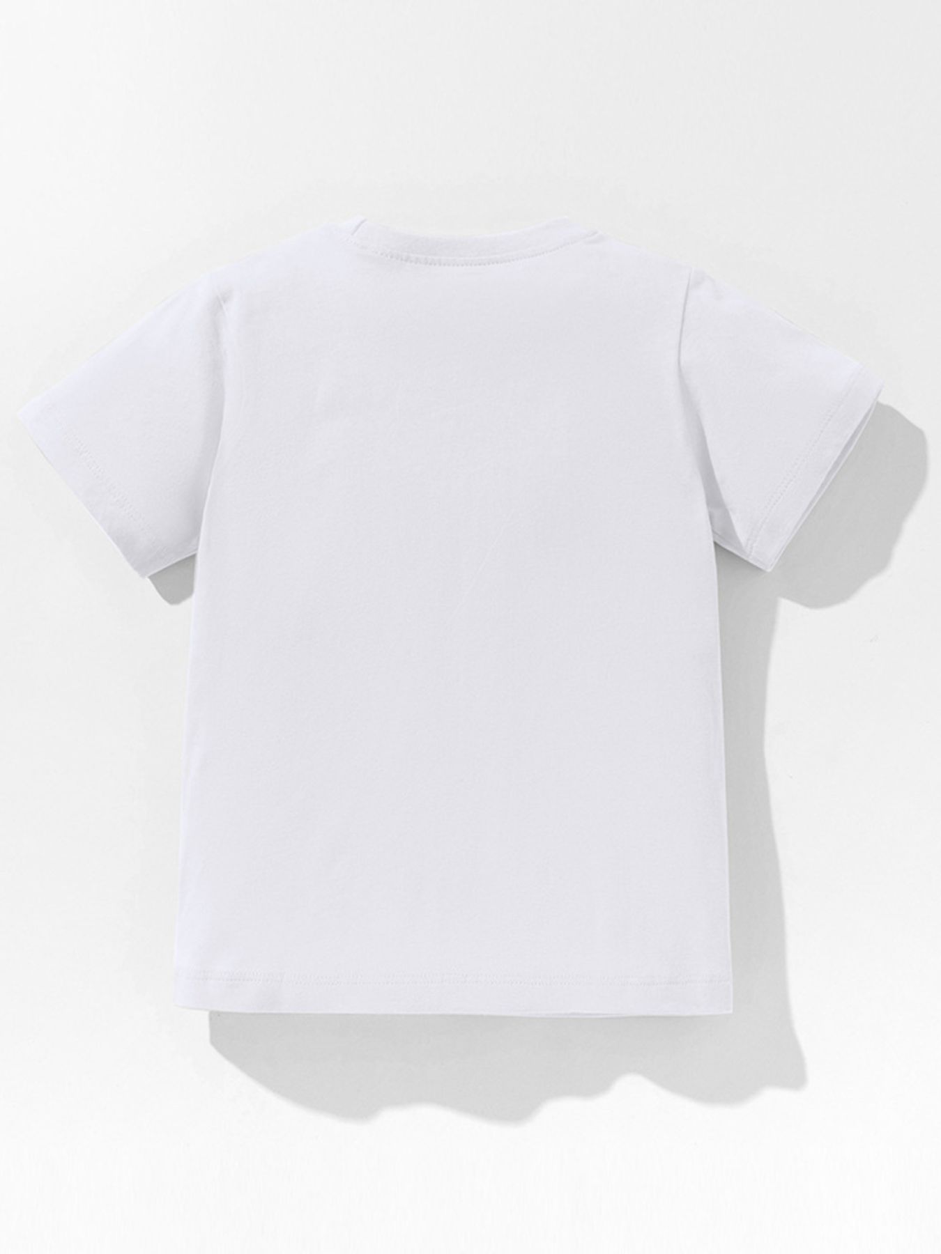 Children's Cartoon Animal Graphic Short Sleeve Tee