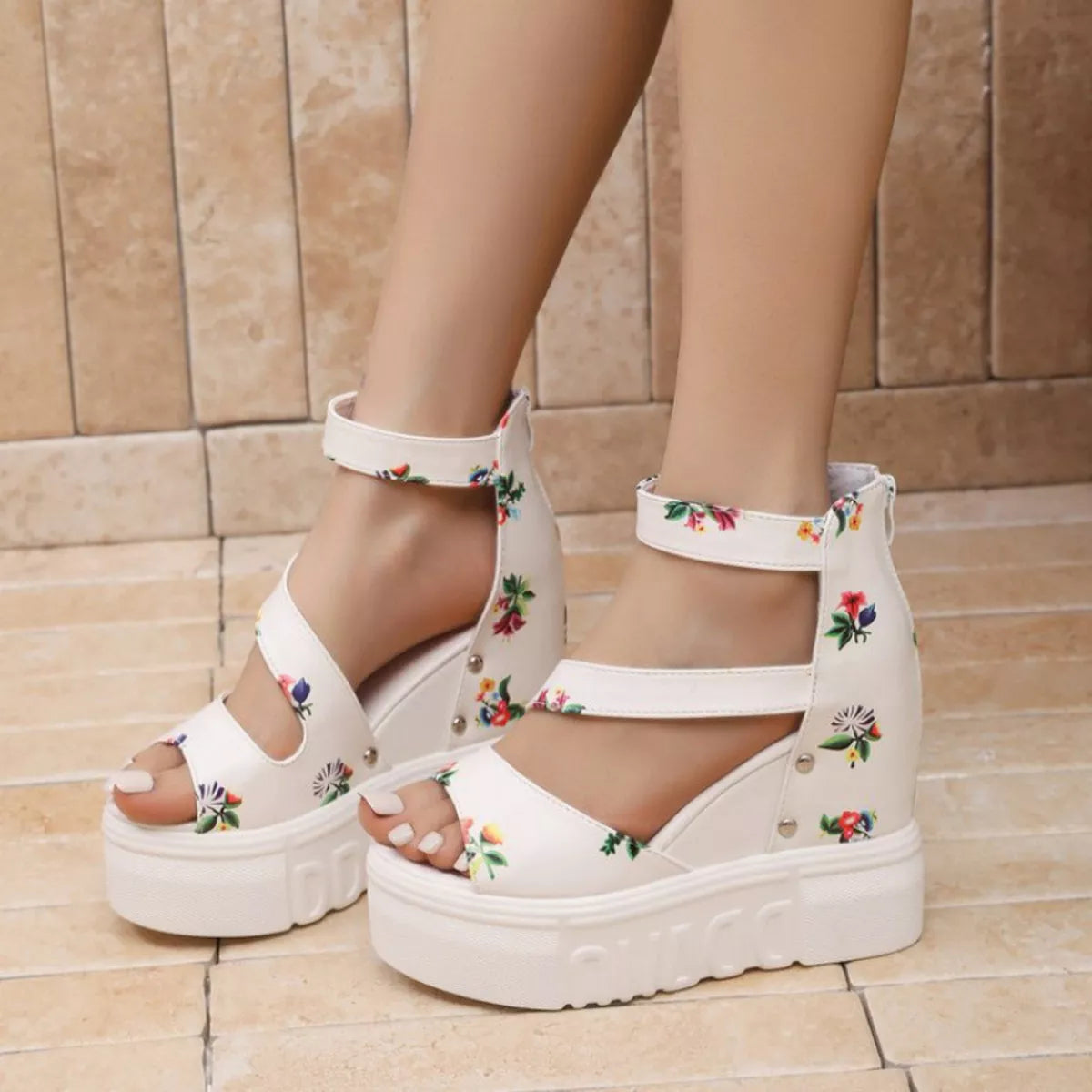 Open Toe Platform Sandals