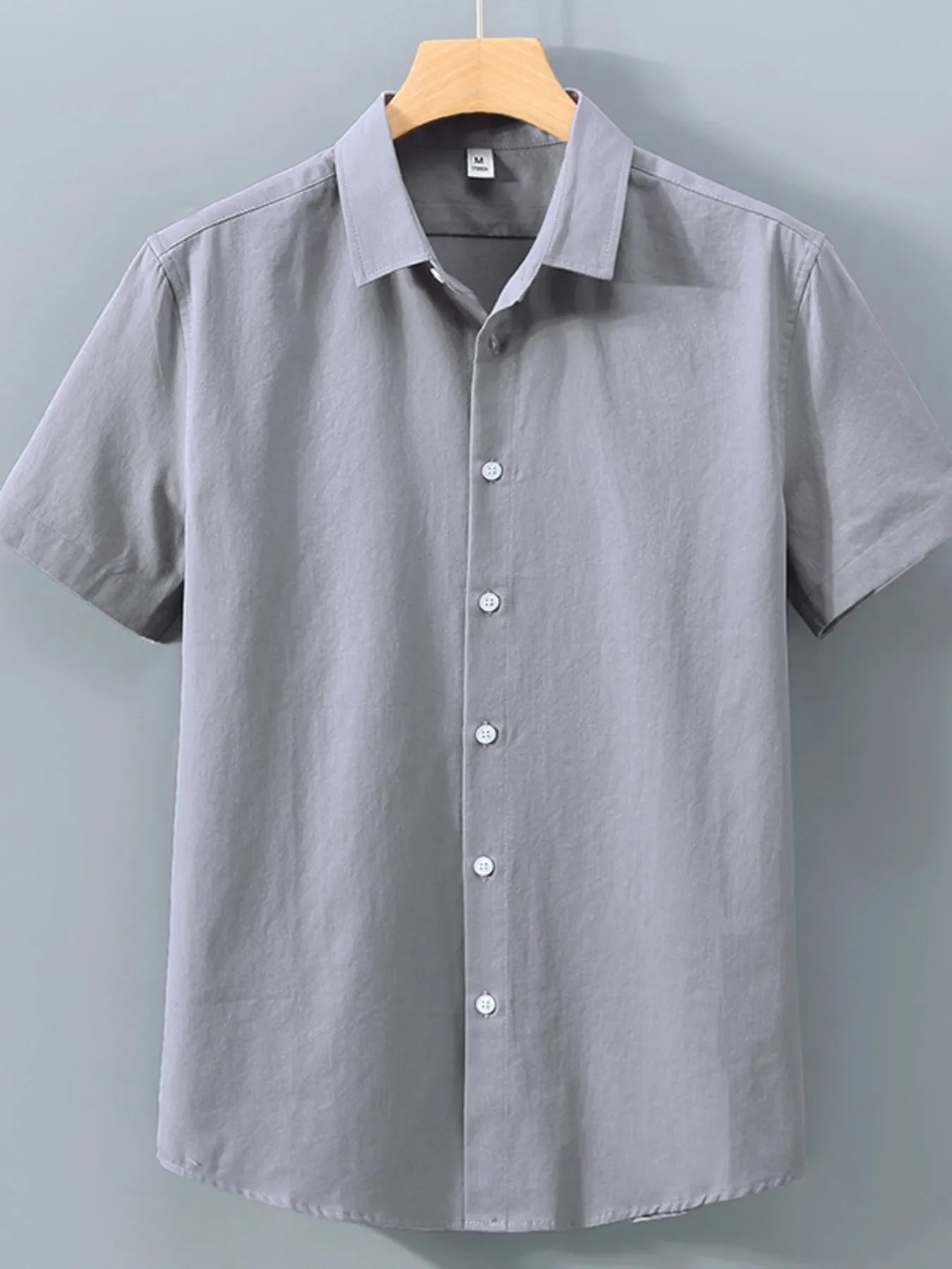 Men's Plus Size Short Sleeve Casual Shirt