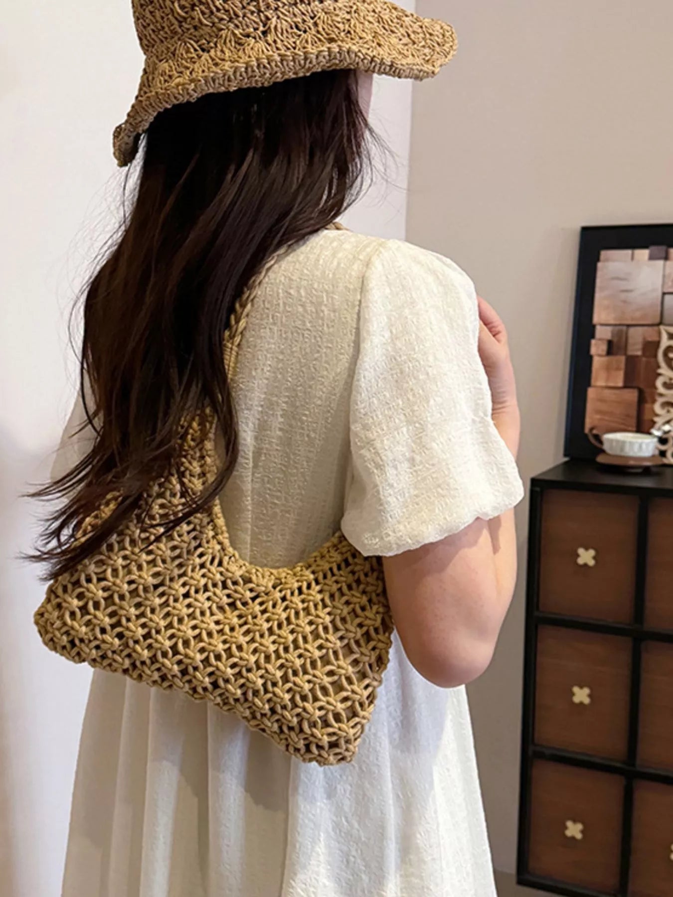 Woven Shoulder Bag