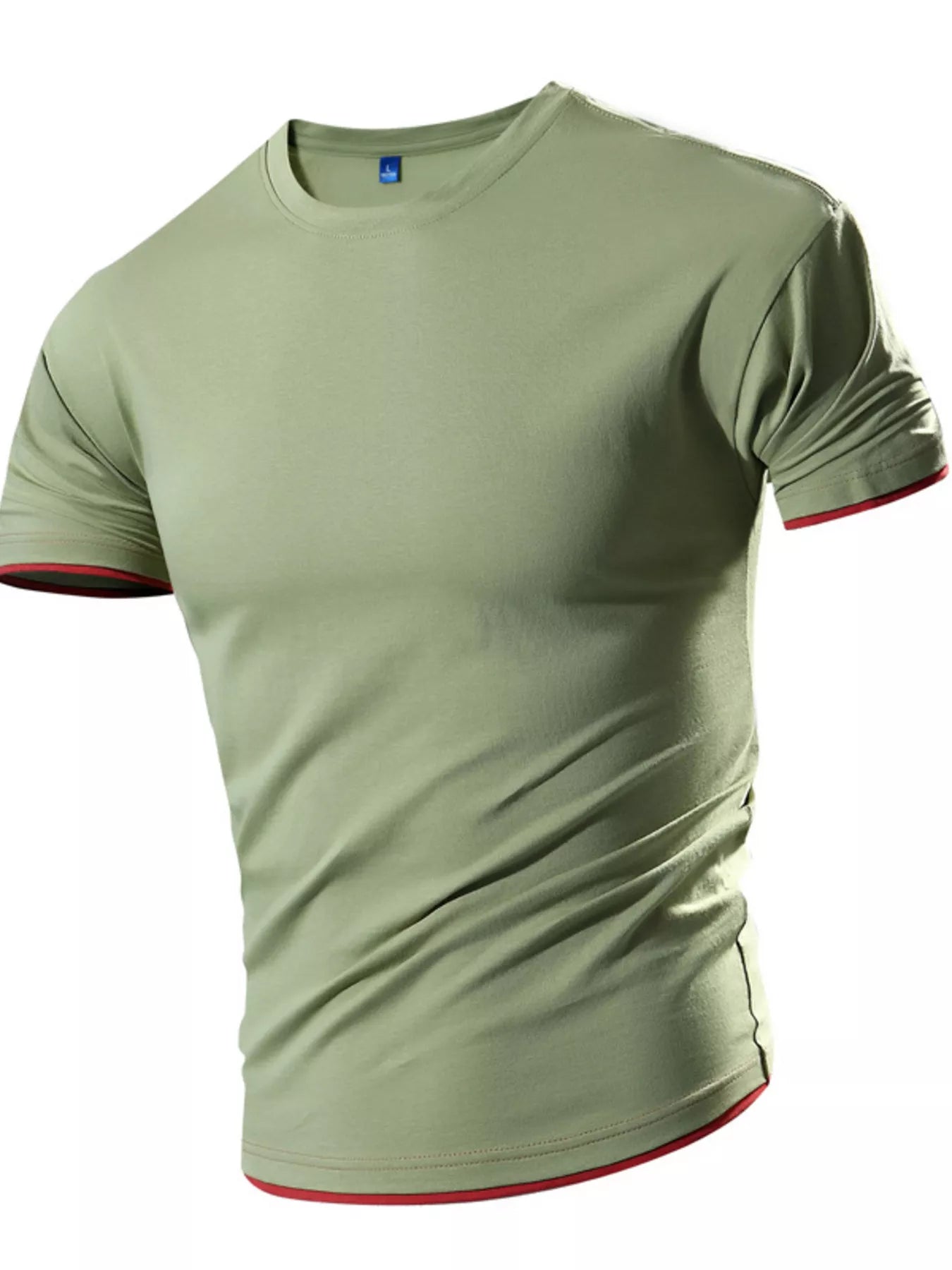 Men's Plus Size Casual Crew Neck Short Sleeve T-Shirt