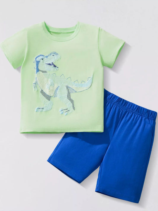 Children's Dinosaur T-shirt and Shorts Set