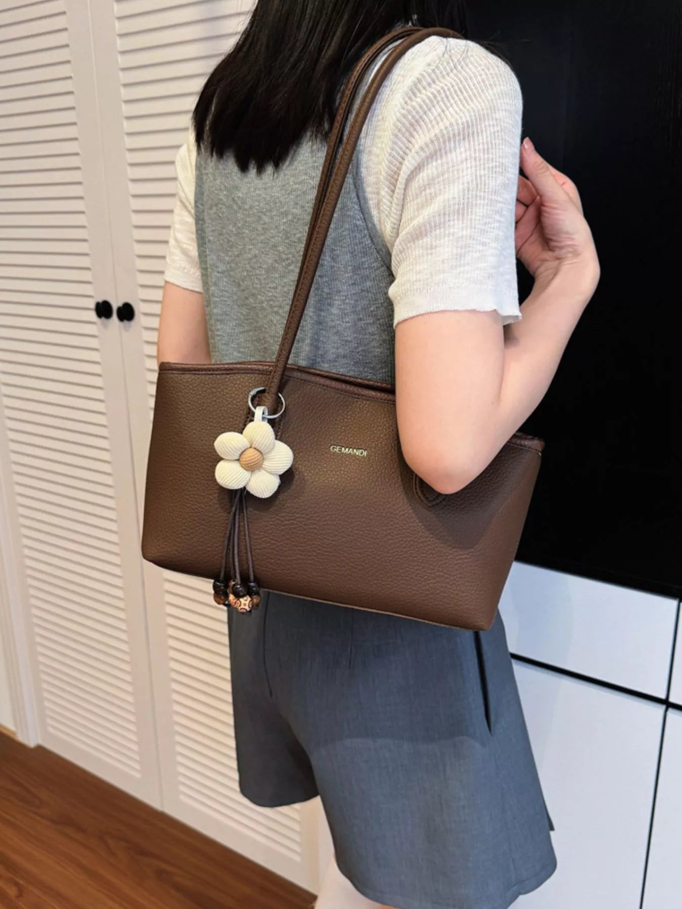 PU Leather Shoulder Bag